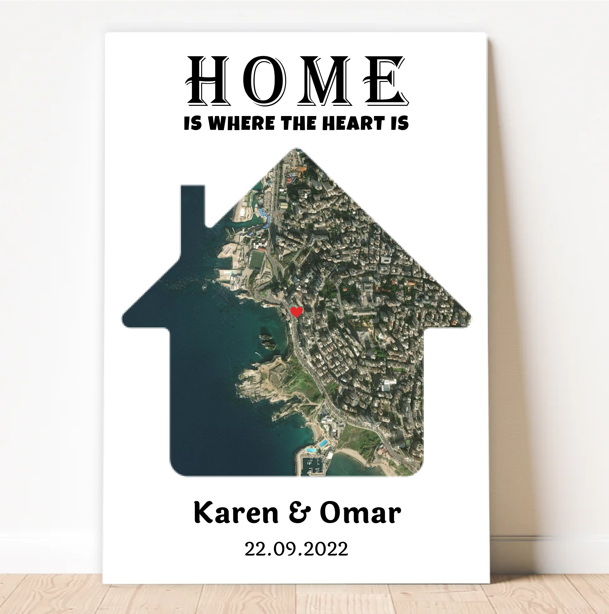 New Home Customized Wall Art | Premium HD Metal Wall Art