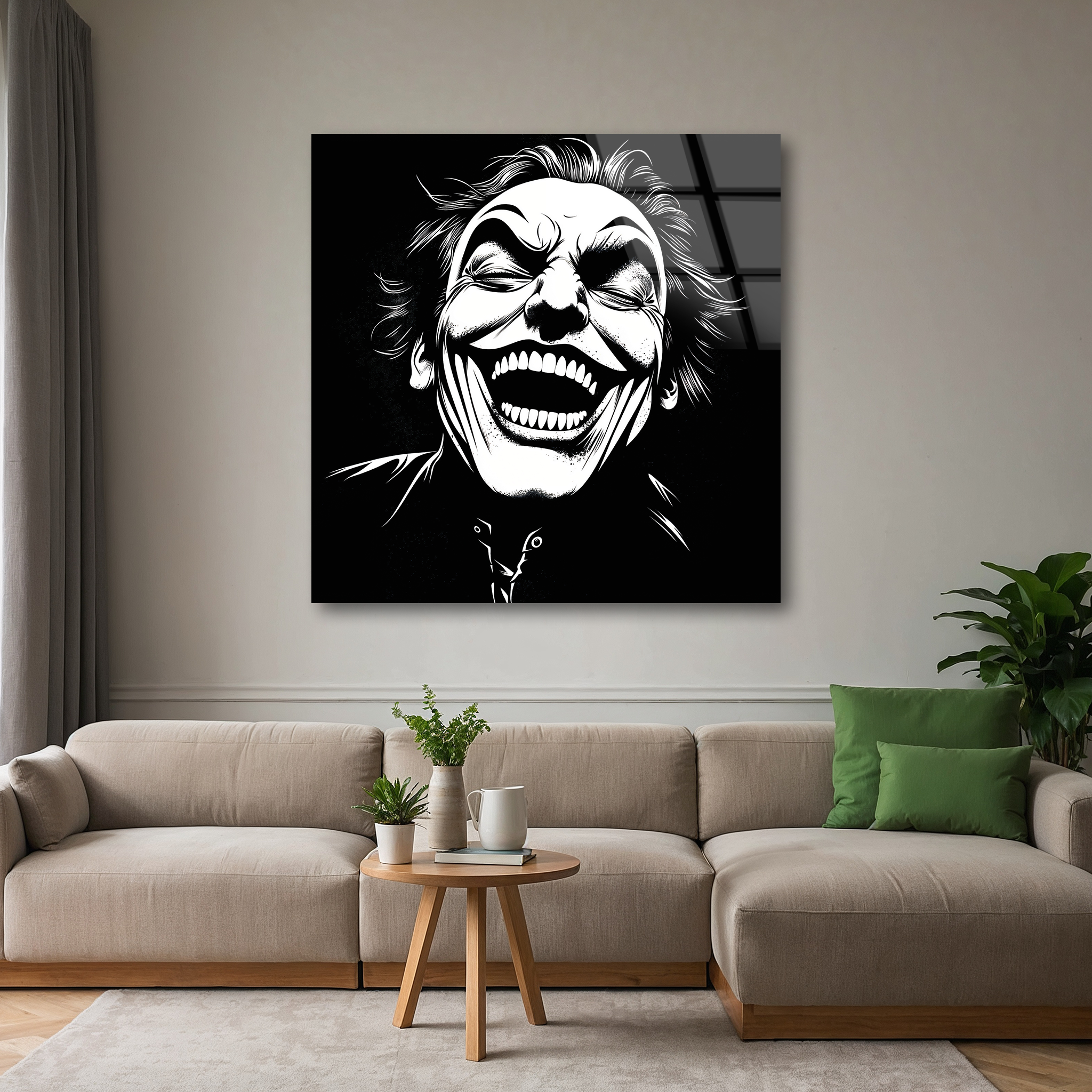 Laughing Joker | Premium HD Metal Wall Art
