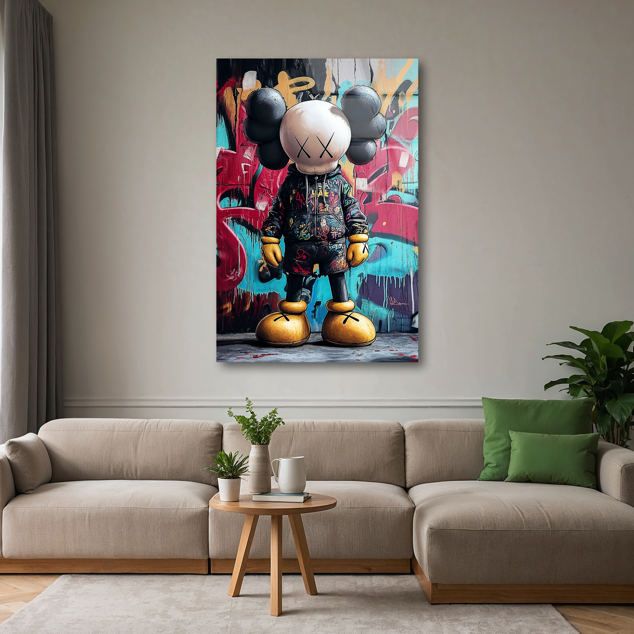 Colorful KAWS | Premium HD Metal Wall Art