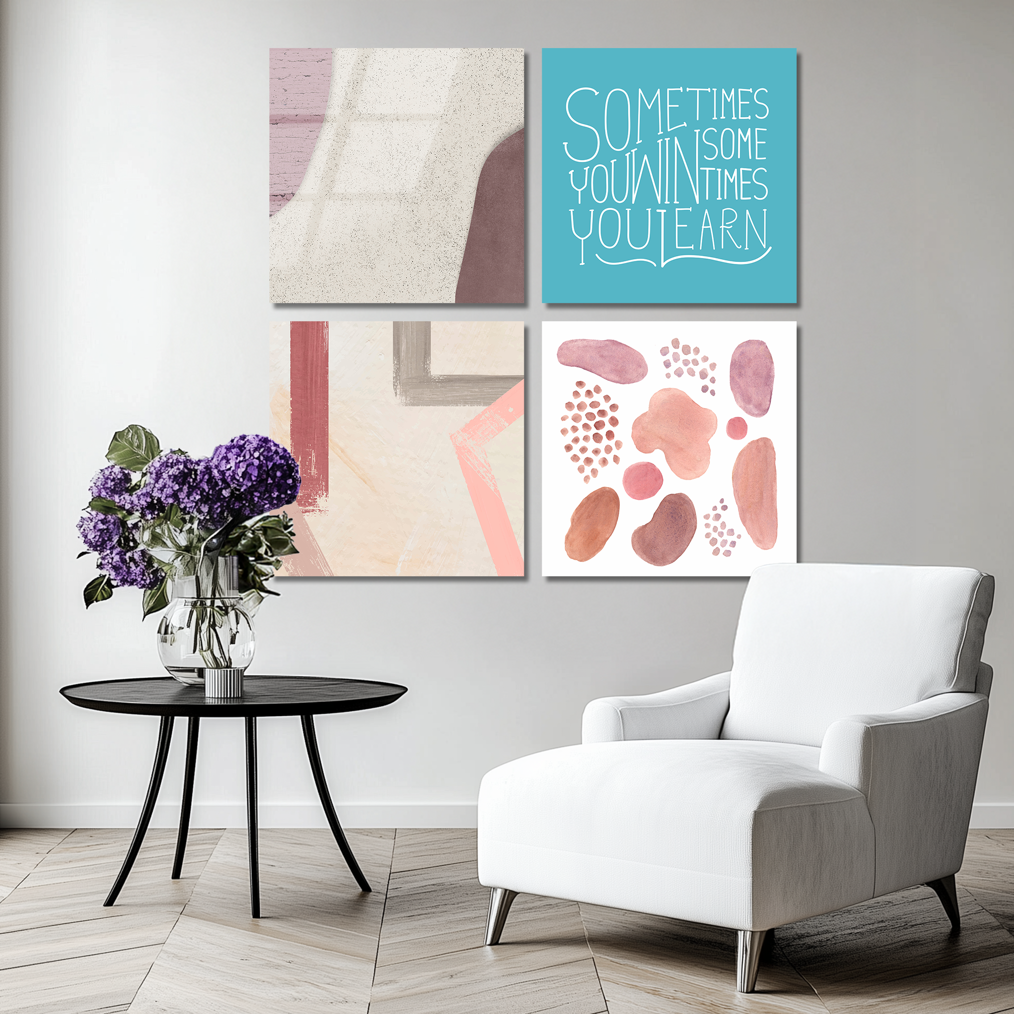 Mega Size Sometimes Quadro | Premium HD Metal Wall Art