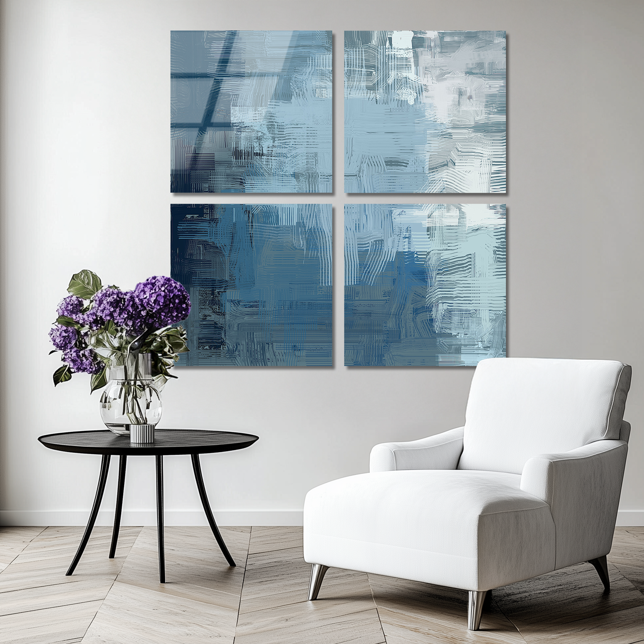 Mega Size Abstract Texture Quatro | Premium HD Metal Wall Art