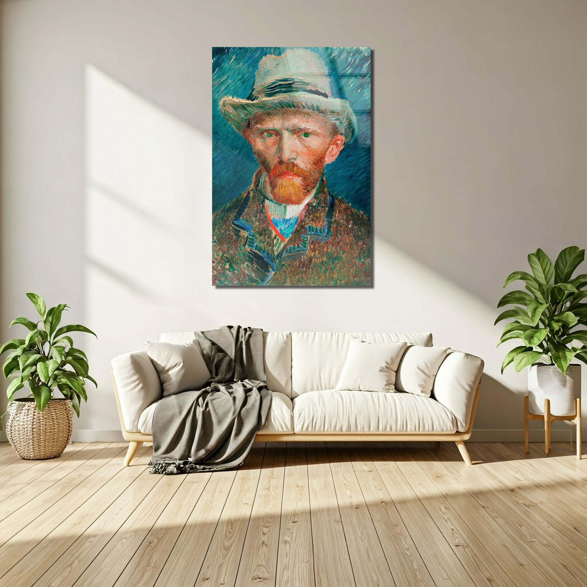 Self-Portrait by Vincent van Gogh | Premium HD Metal Wall Art