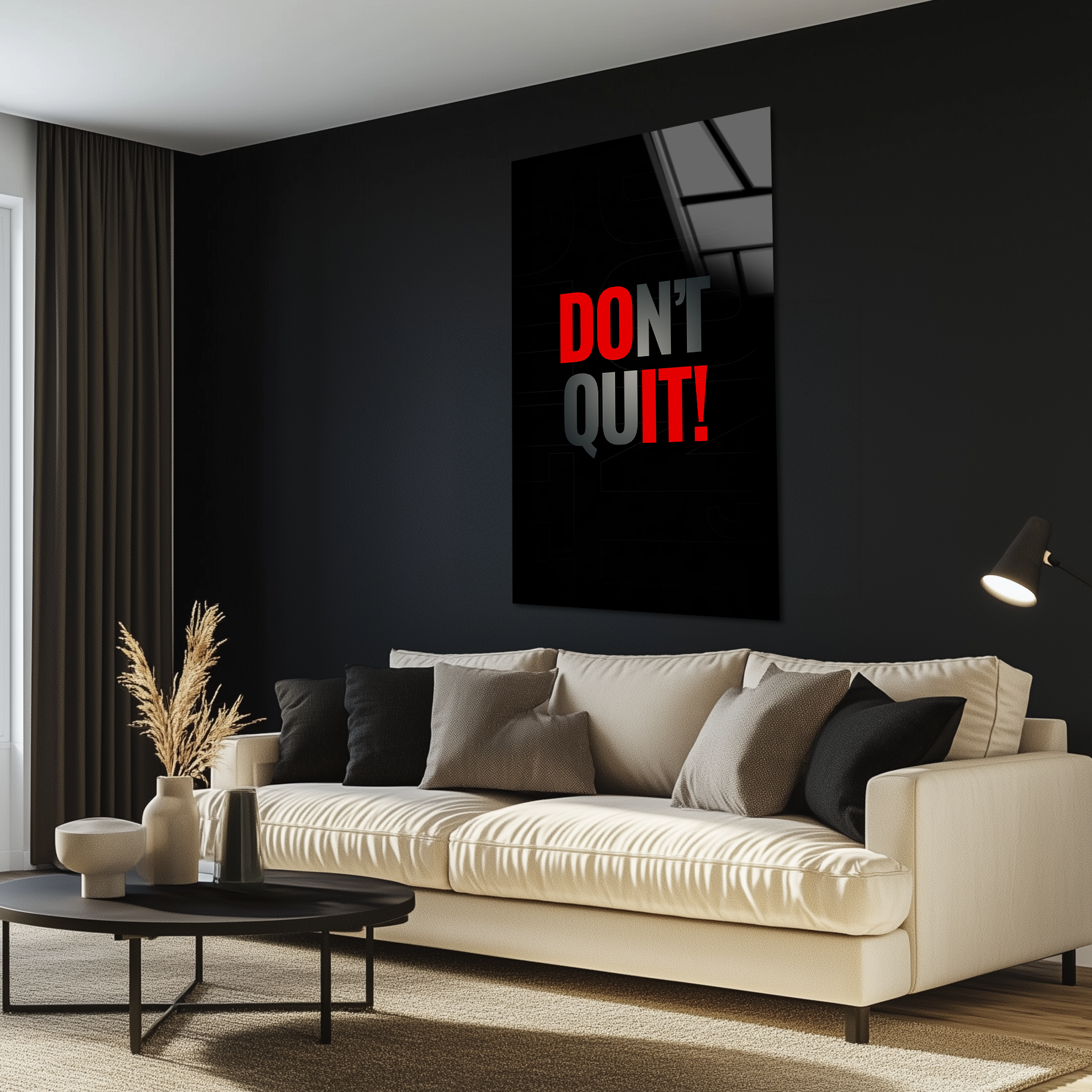 Don't Quit | Premium HD Metal Wall Art