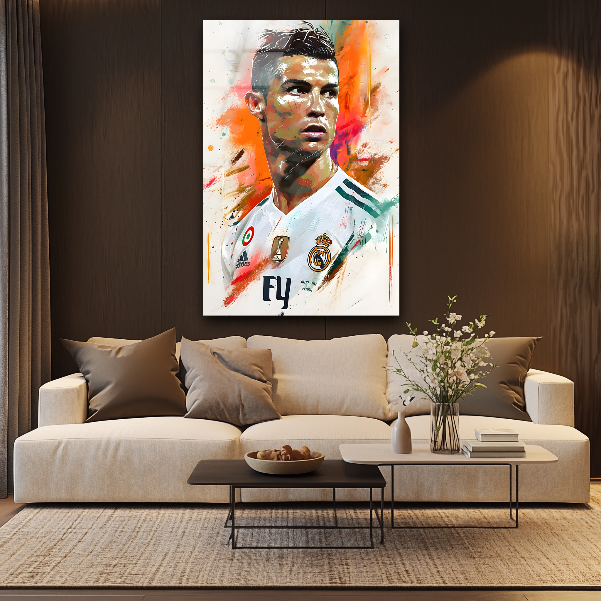 Cristiano Ronaldo | Premium HD Metal Wall Art