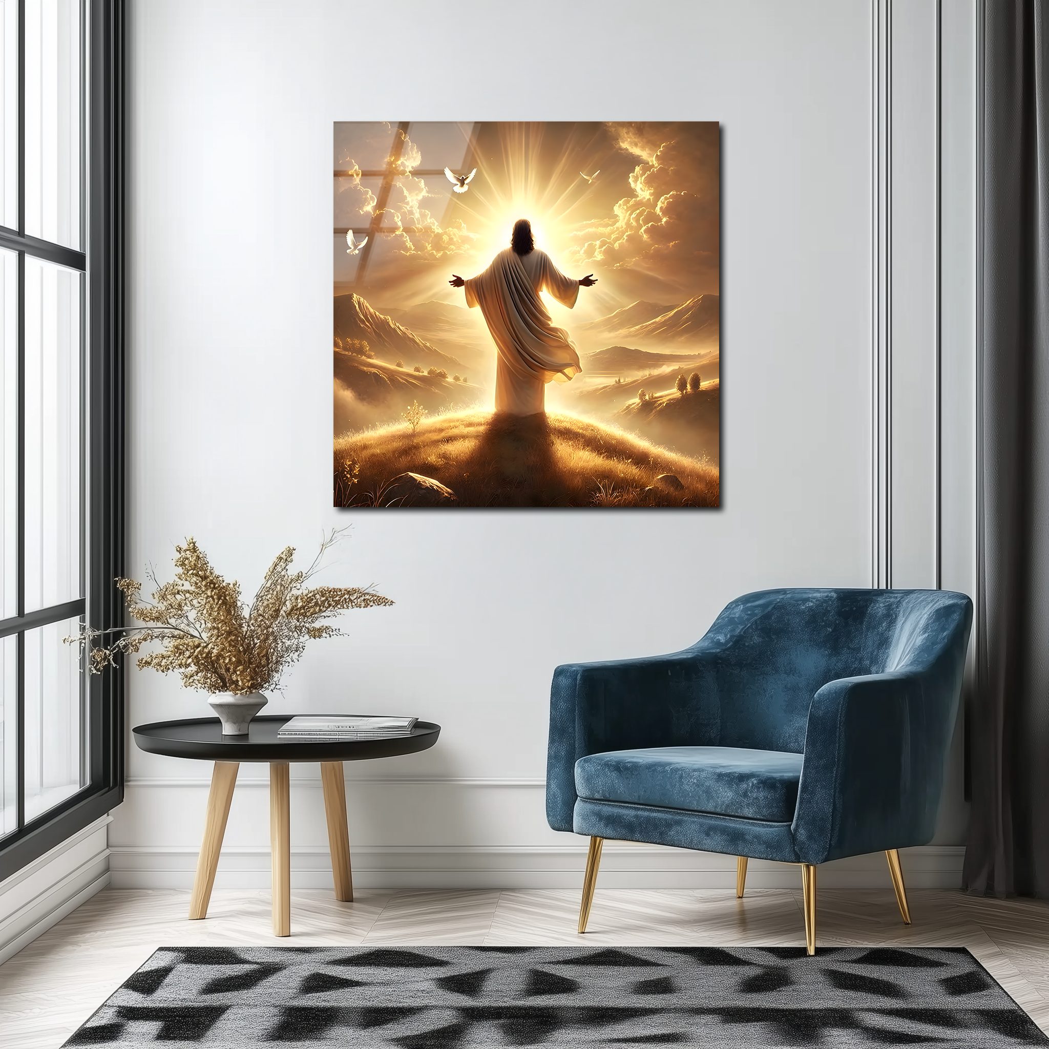 Christ is King | Premium HD Metal Wall Art