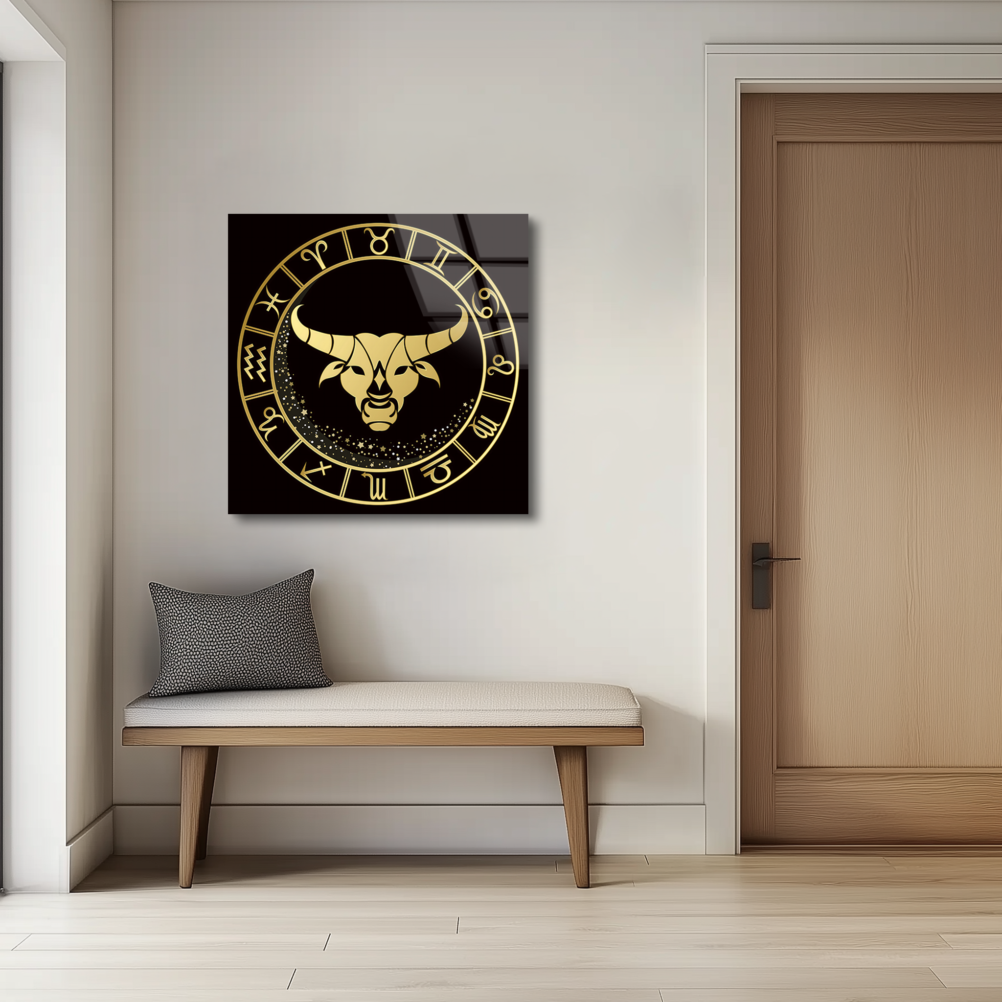 Taurus Black & Gold | Premium HD Metal Wall Art