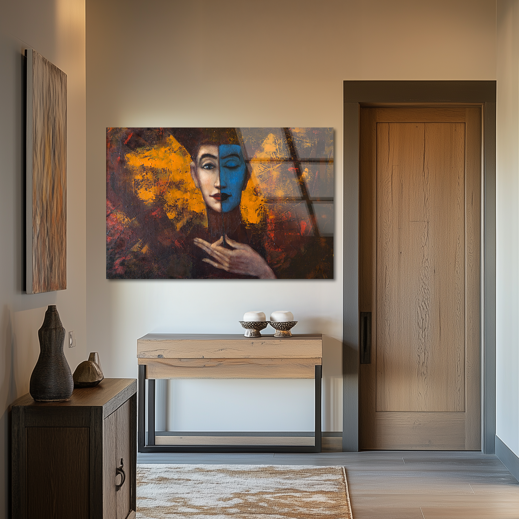 Timeless Beauty Portrait | Premium HD Metal Wall Art