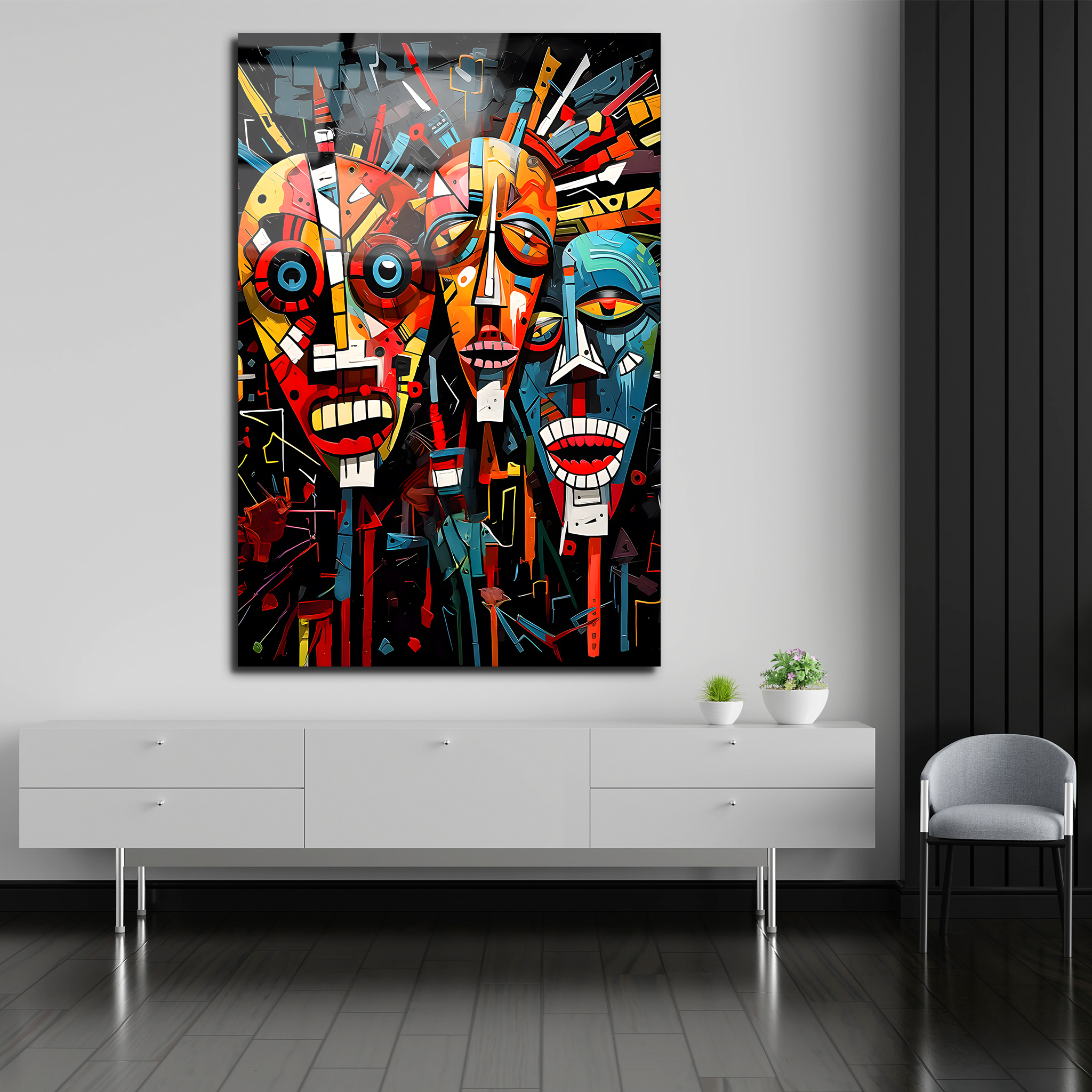 Contemporary Expressionism | Premium HD Metal Wall Art