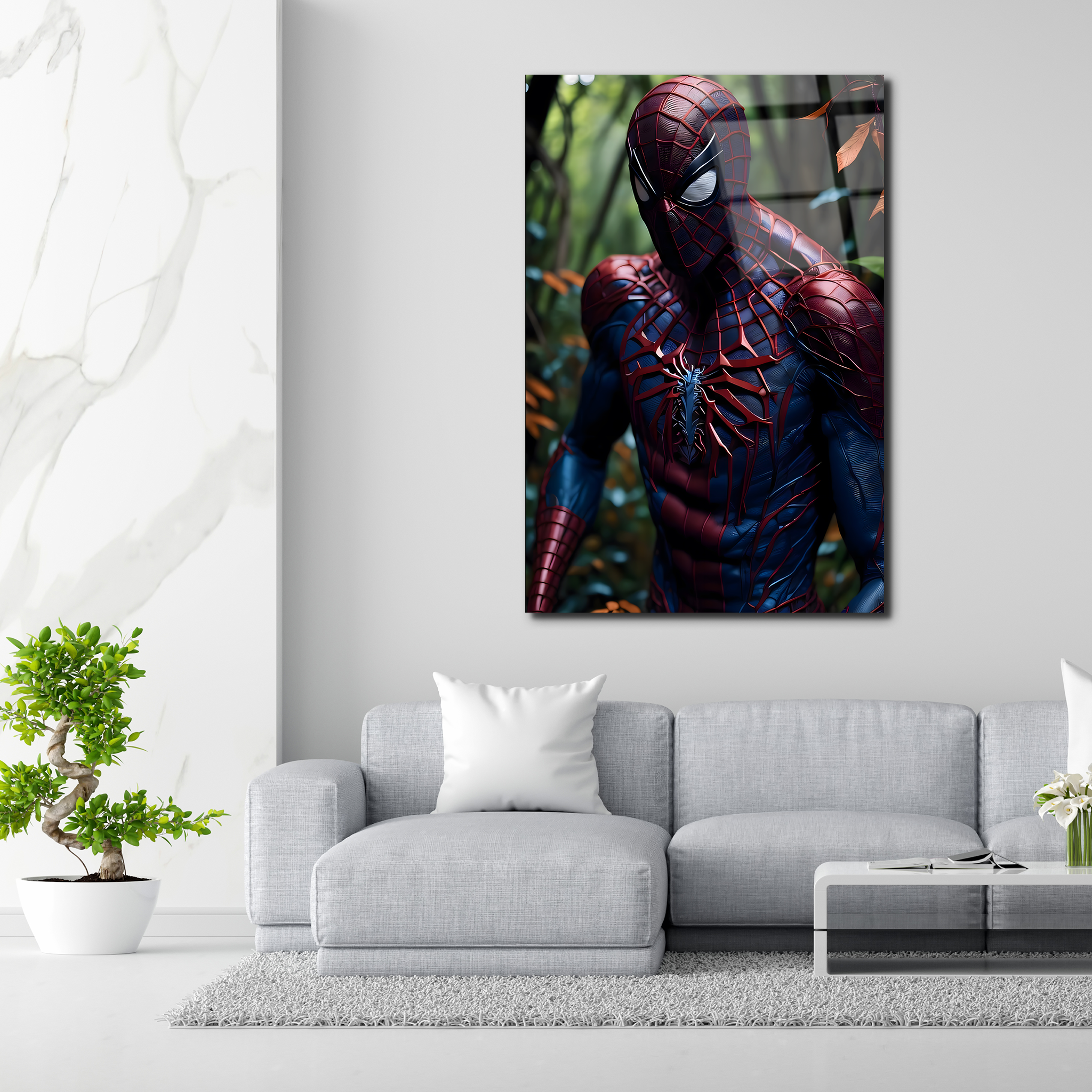 Spider-Man: The Hero of New York | Premium HD Metal Wall Art