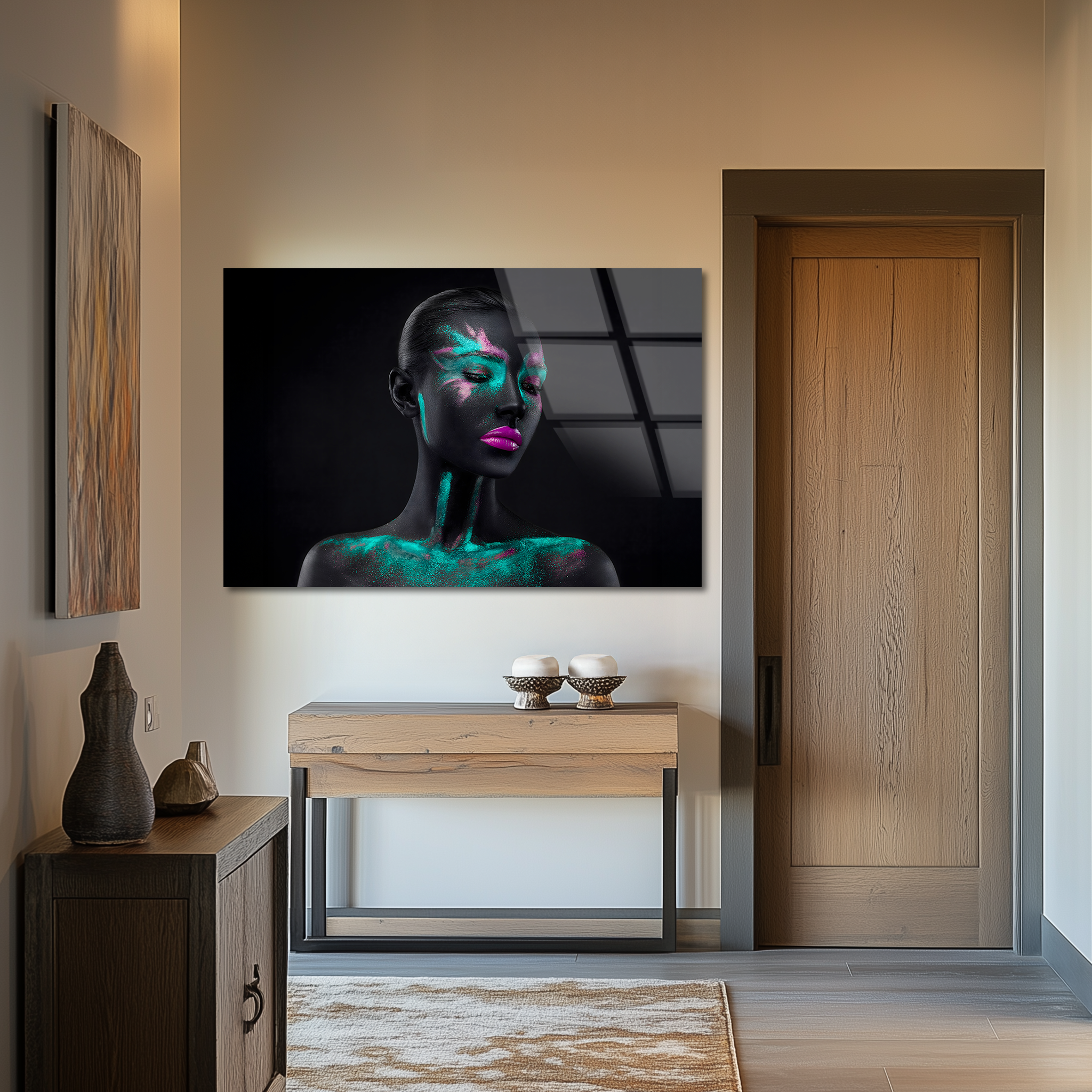 Bold Beauty Portrait | Premium HD Metal Wall Art