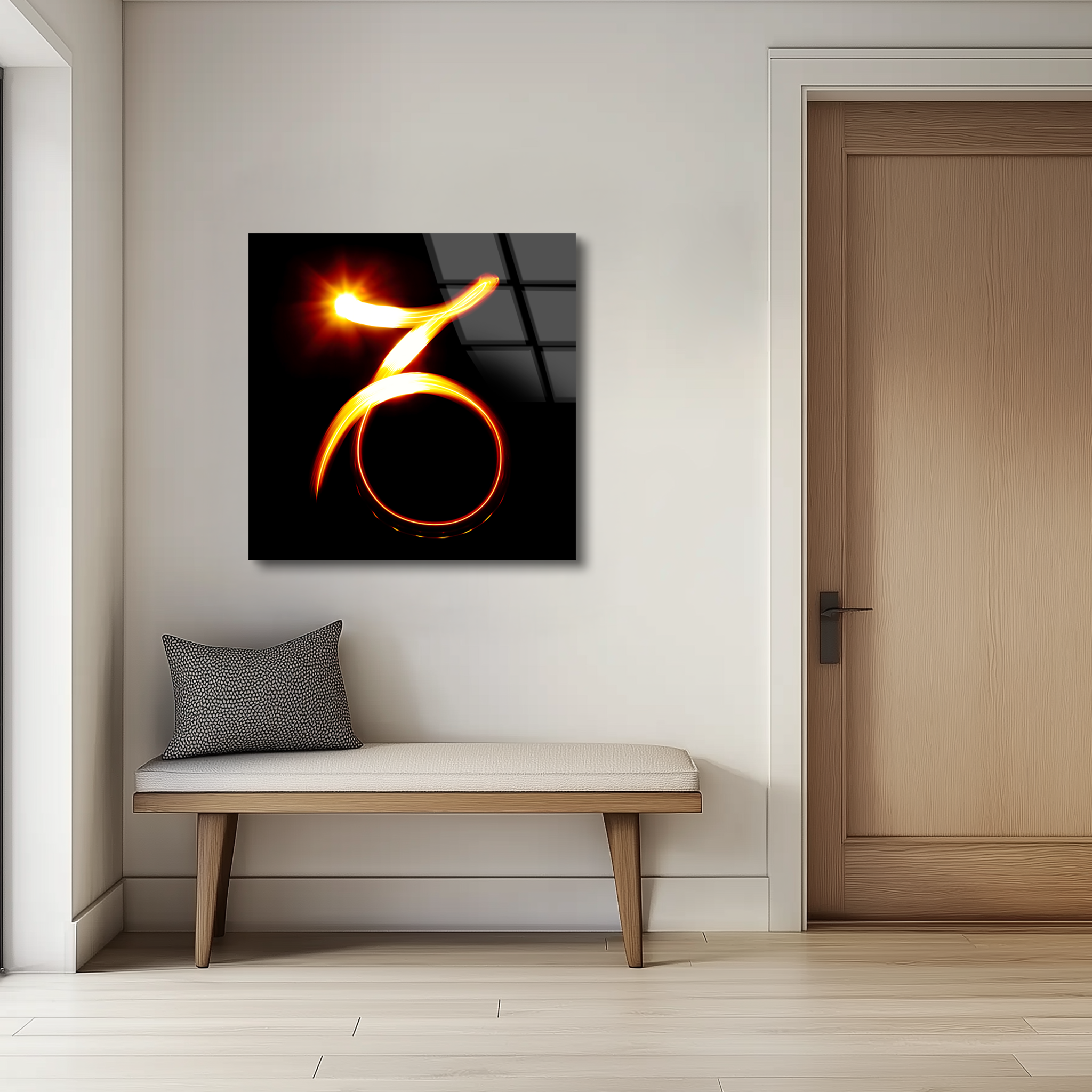 Capricorn Zodiac Symbol | Premium HD Metal Wall Art