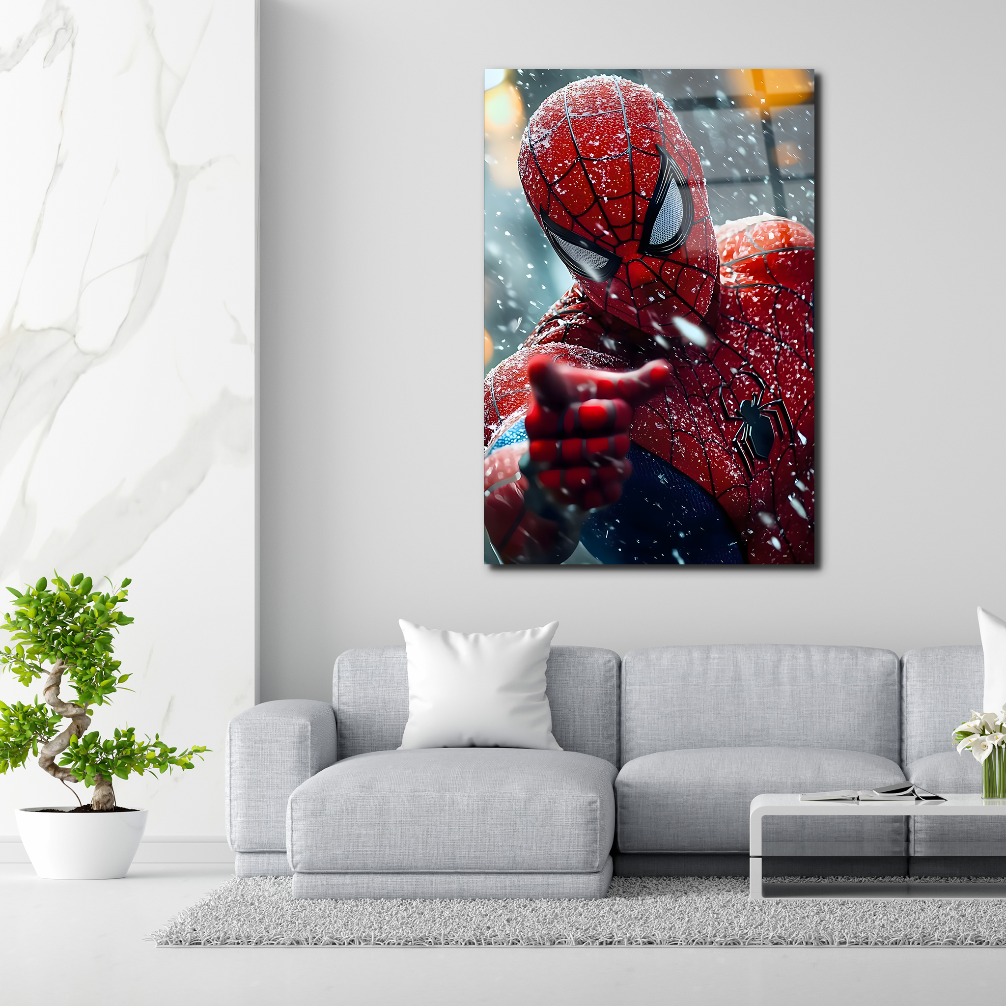 Spider-Man: The Web-Slinging Hero | Premium HD Metal Wall Art