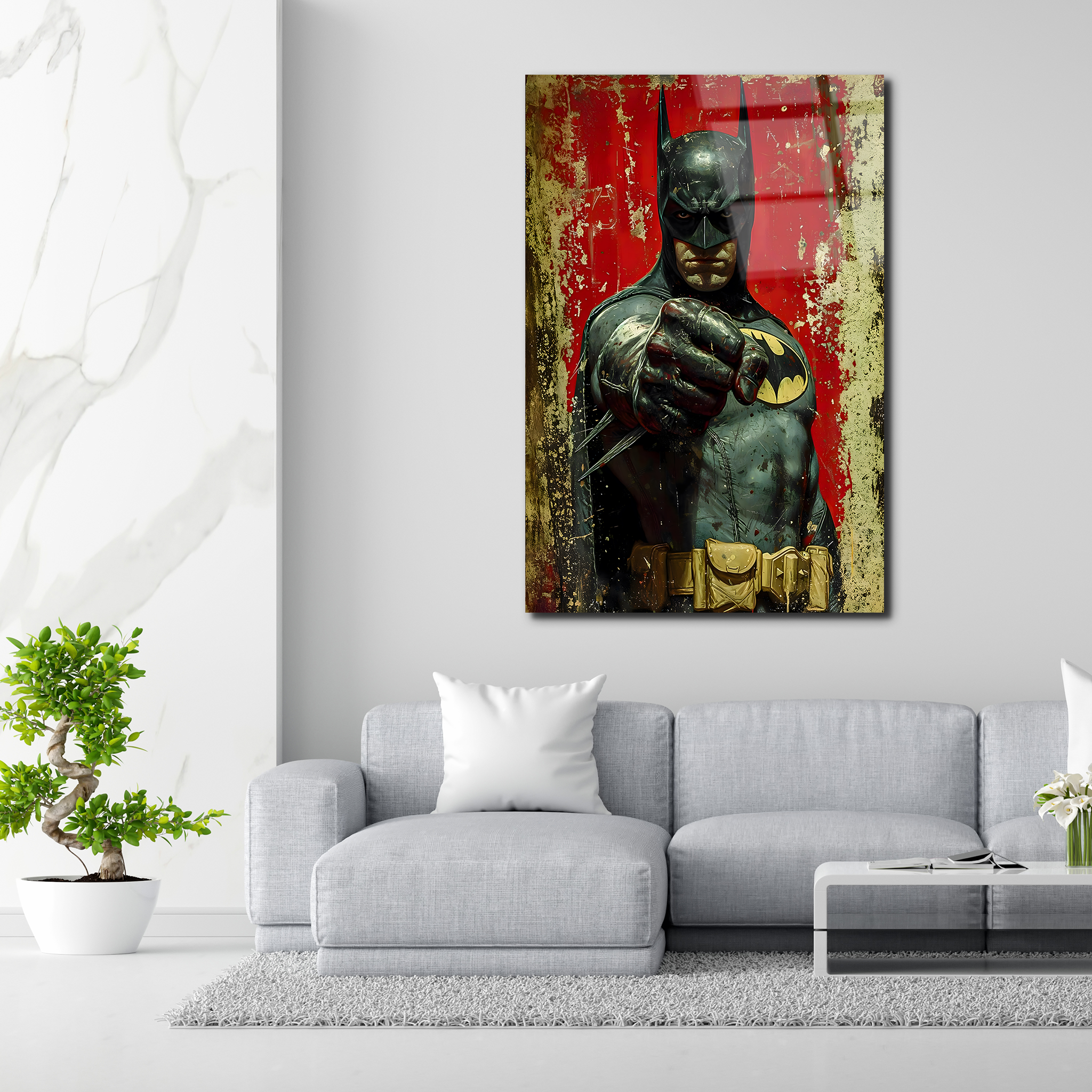 Batman: The Dark Knight | Premium HD Metal Wall Art