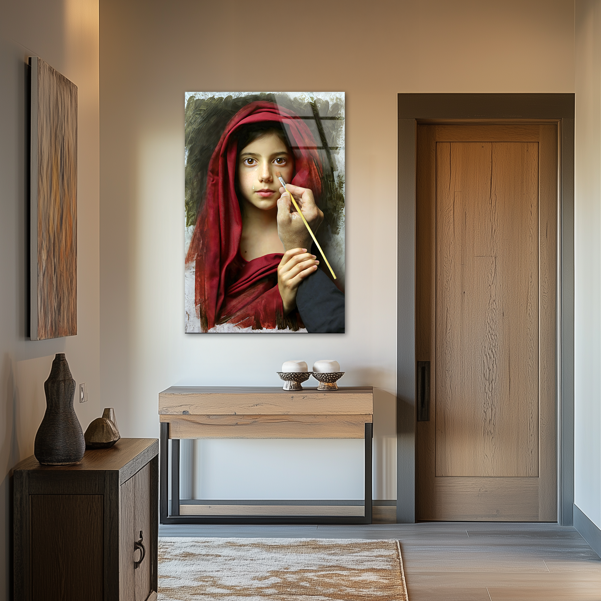 Surreal Portrait | Premium HD Metal Wall Art