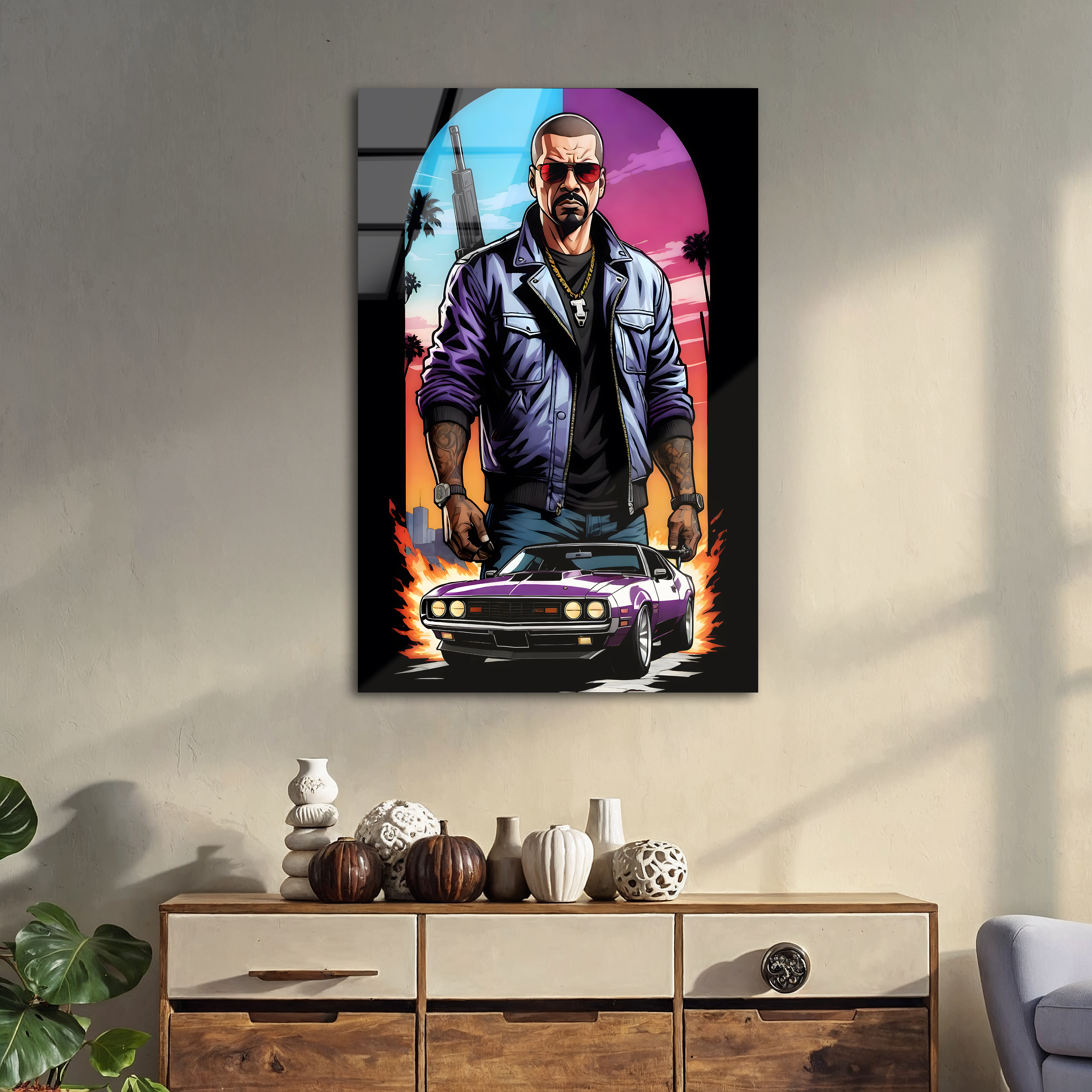 GTA | Premium HD Metal Wall Art