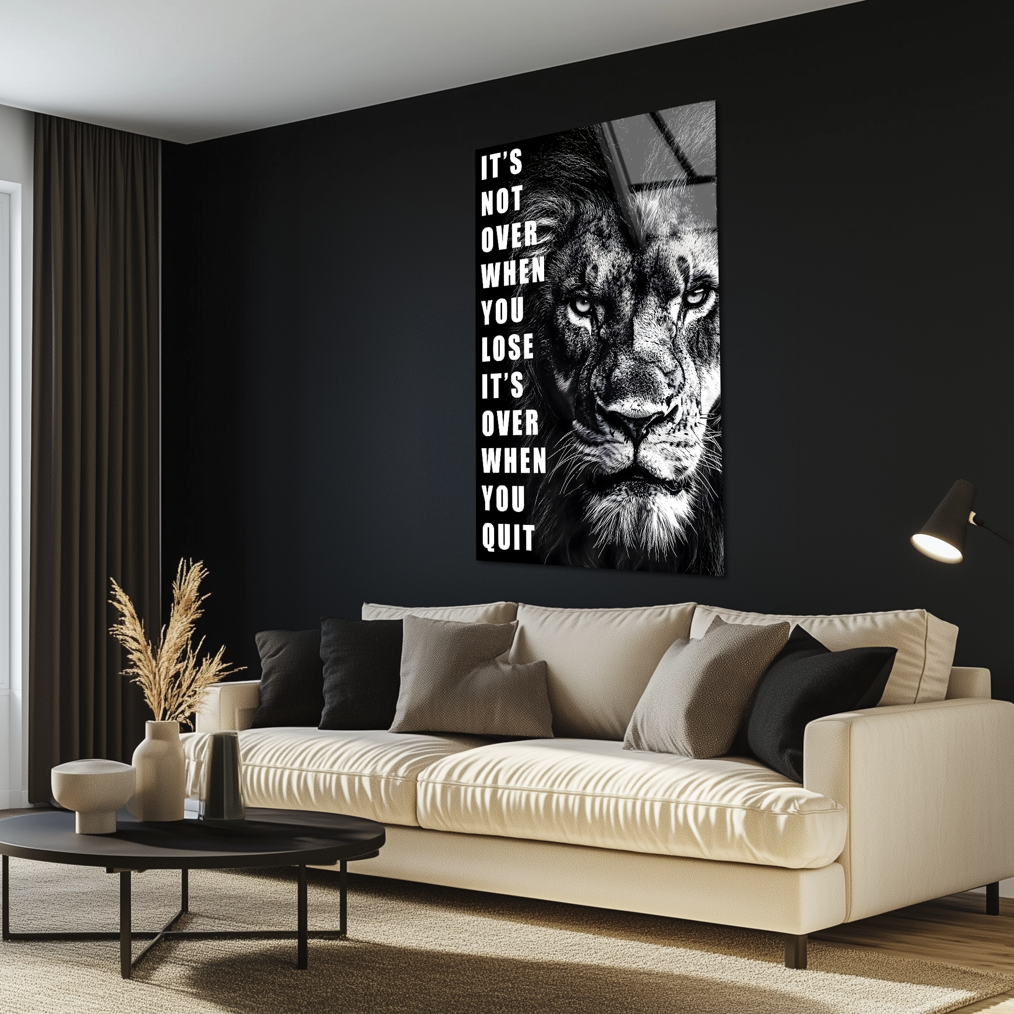 It's Not Over | Premium HD Metal Wall Art