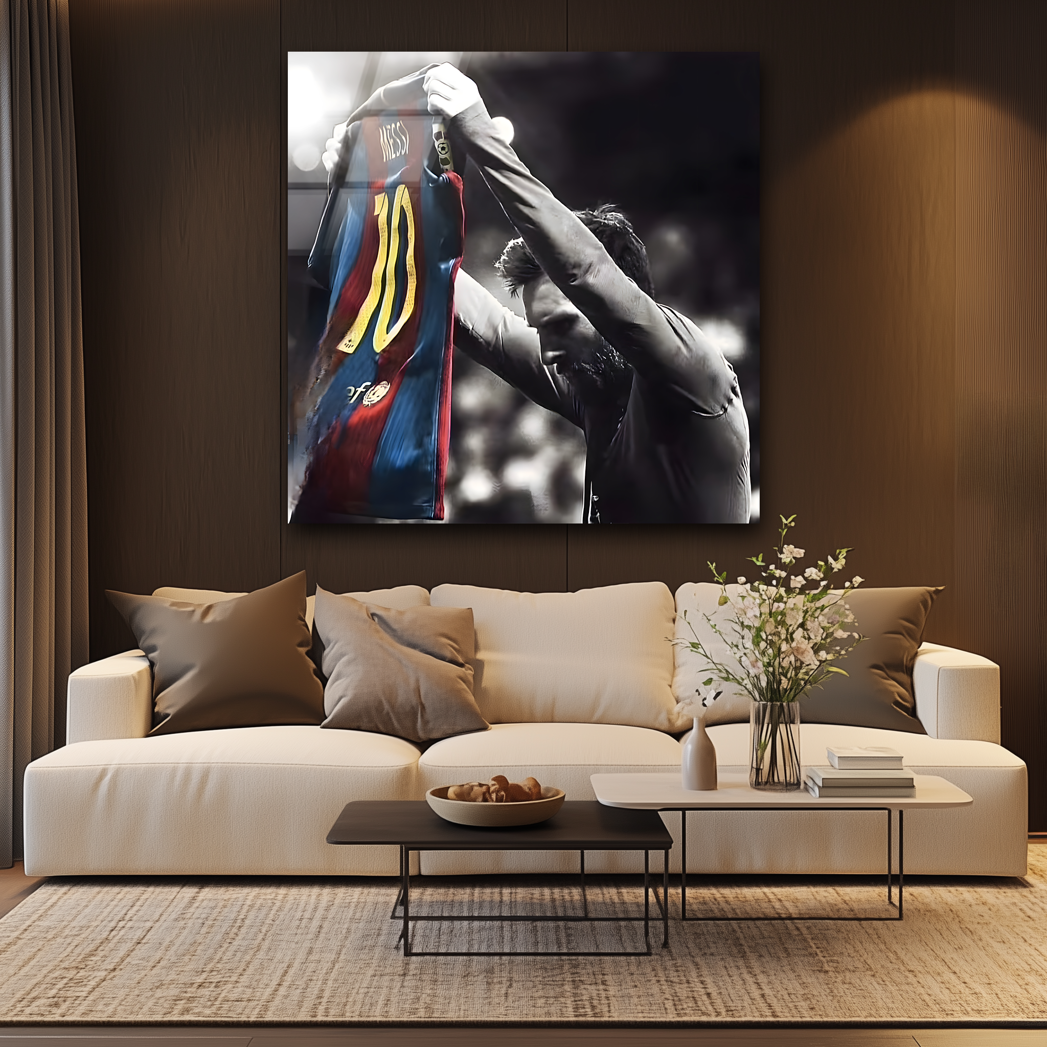 Messi Magic | Premium HD Metal Wall Art