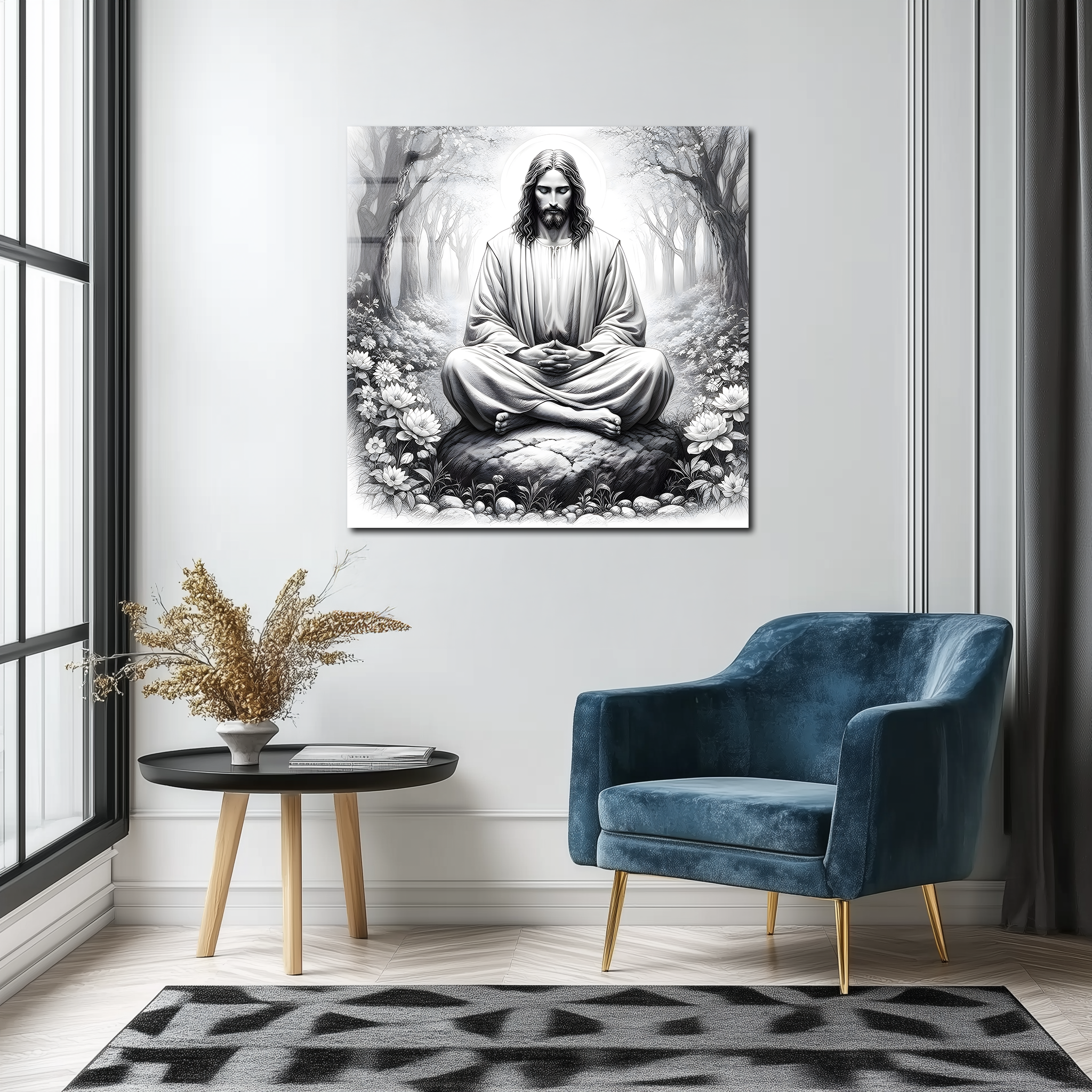 Jesus Christ: My Lord and My God | Premium HD Metal Wall Art