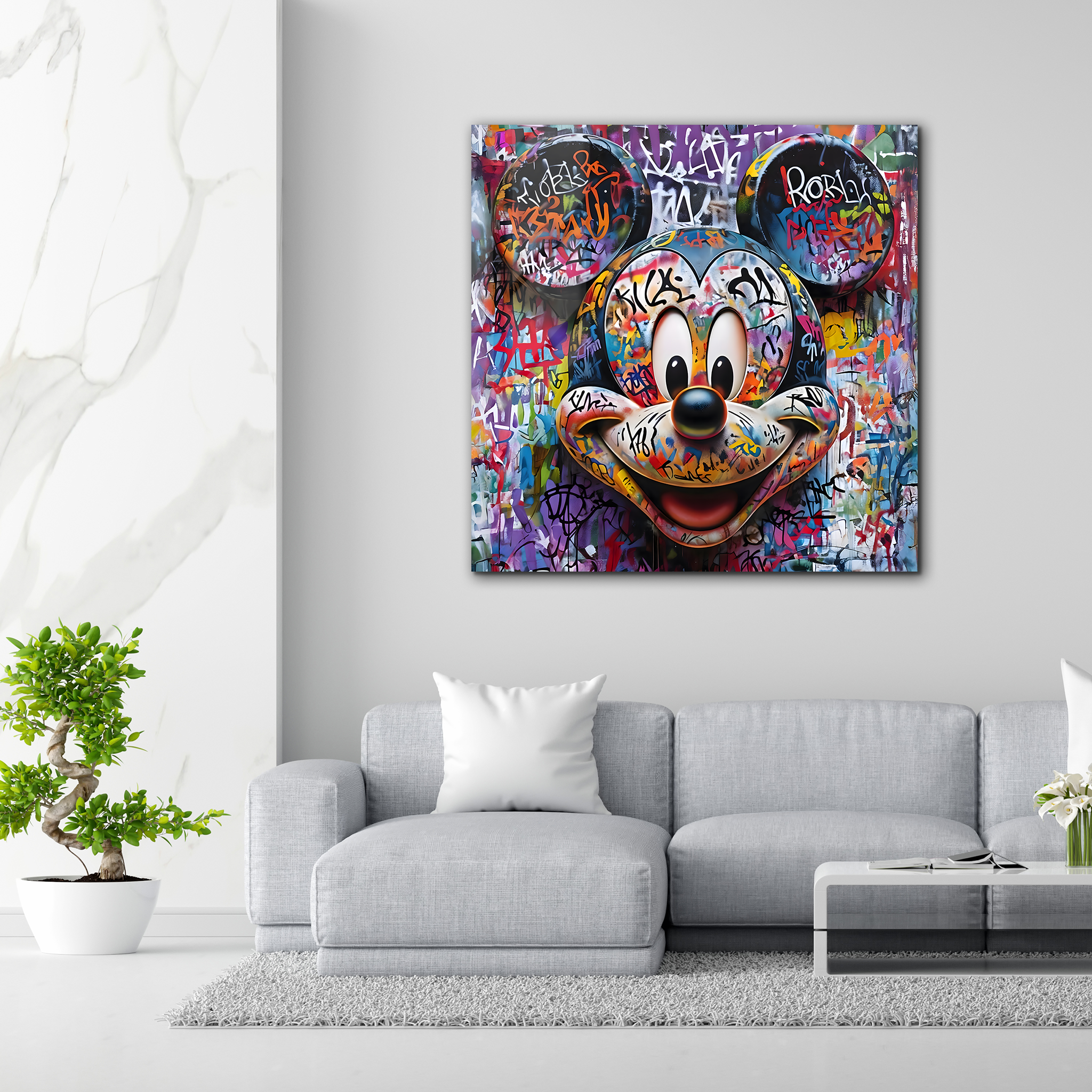 Mickey Mouse: The Icon of Joy and Adventure | Premium HD Metal Wall Art