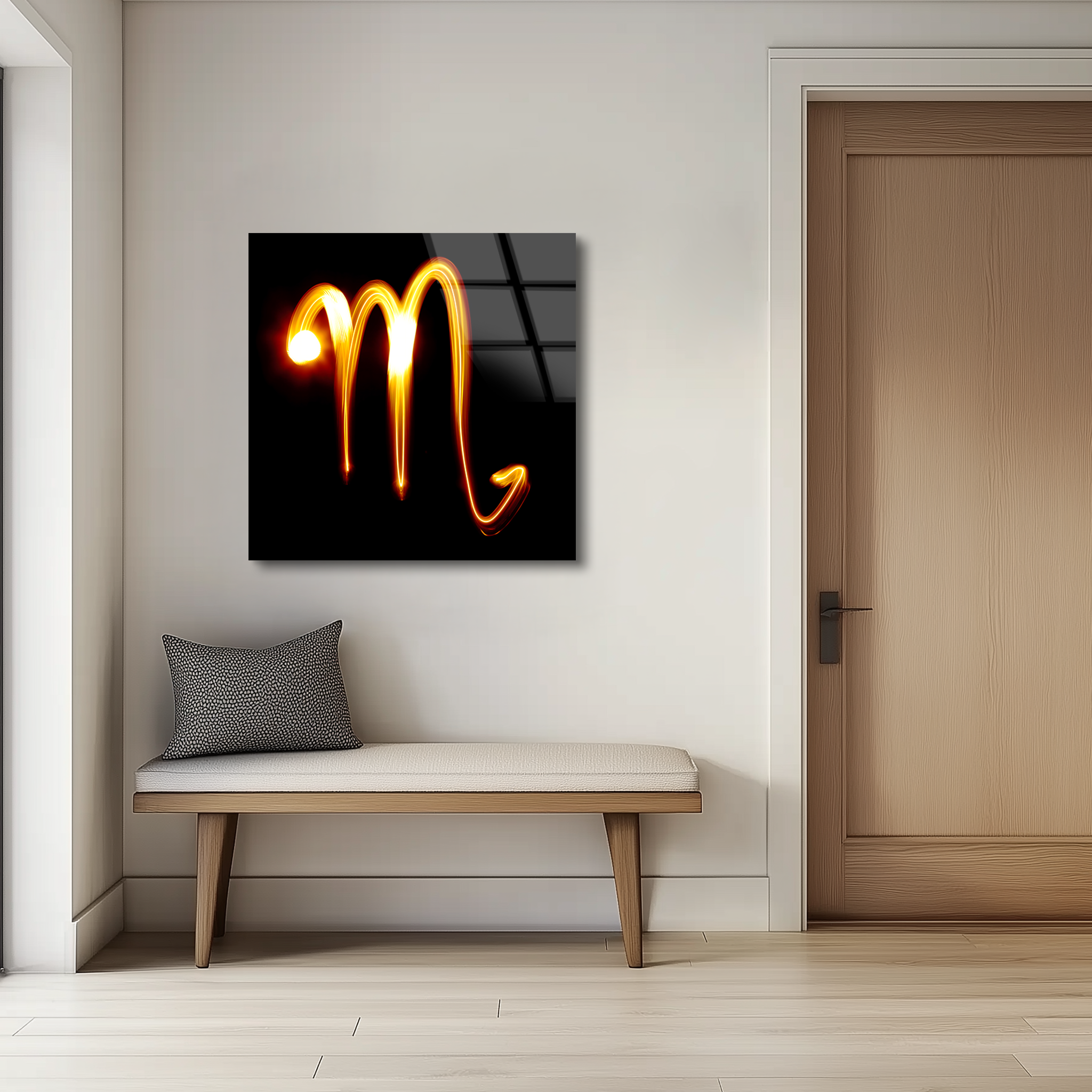 Scorpio Zodiac Symbol | Premium HD Metal Wall Art