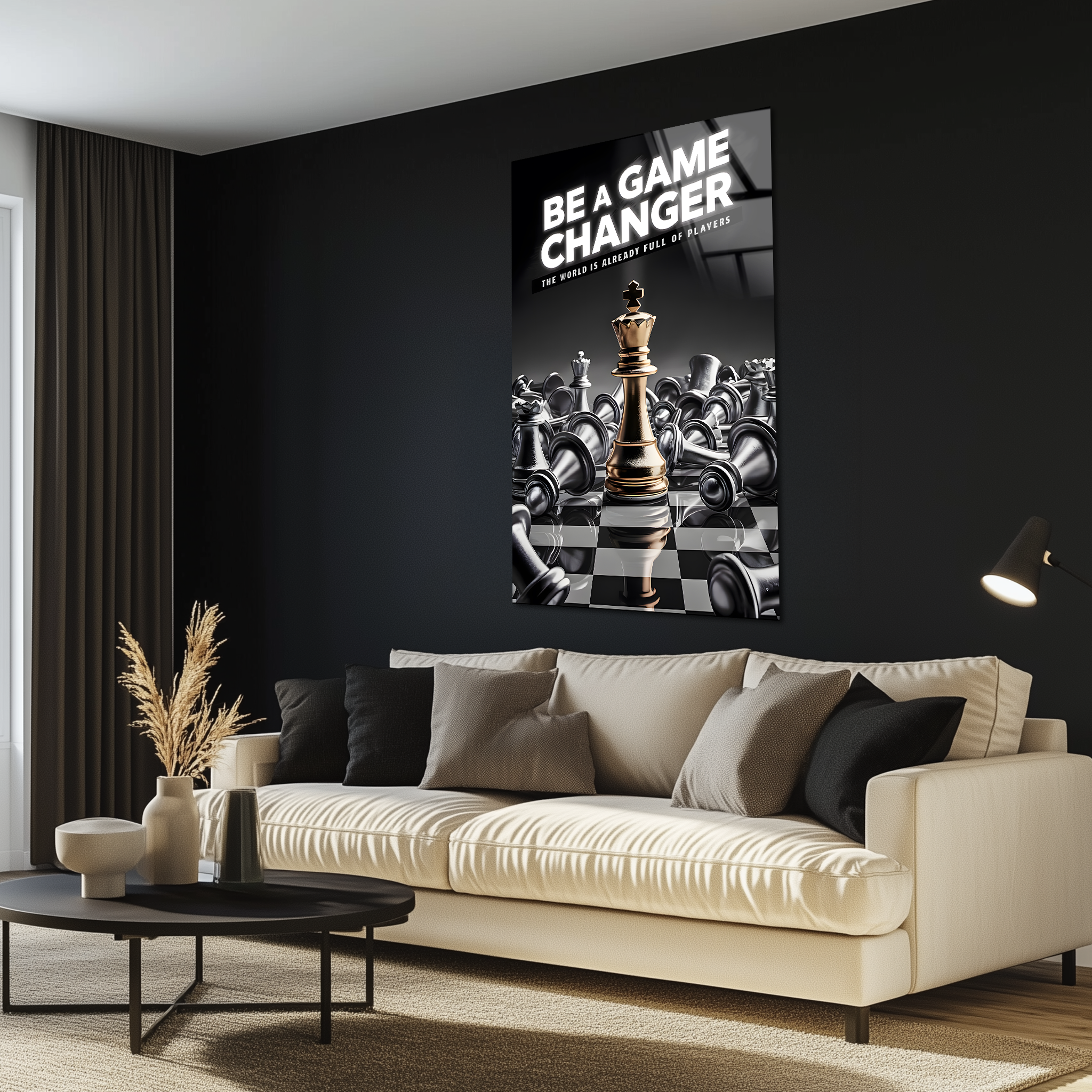 Game Changer | Premium HD Metal Wall Art