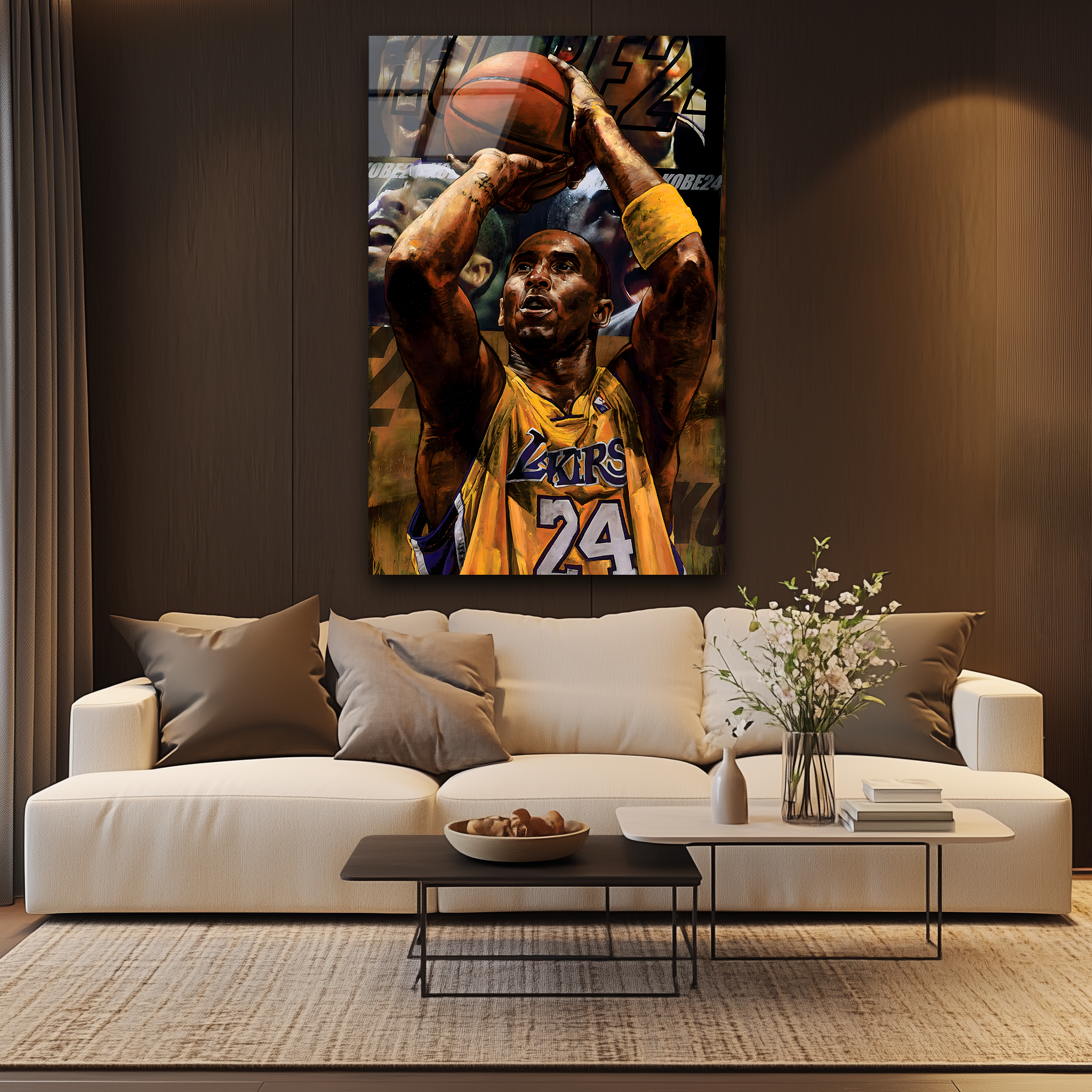 Kobe Bryant: The Shot | Premium HD Metal Wall Art