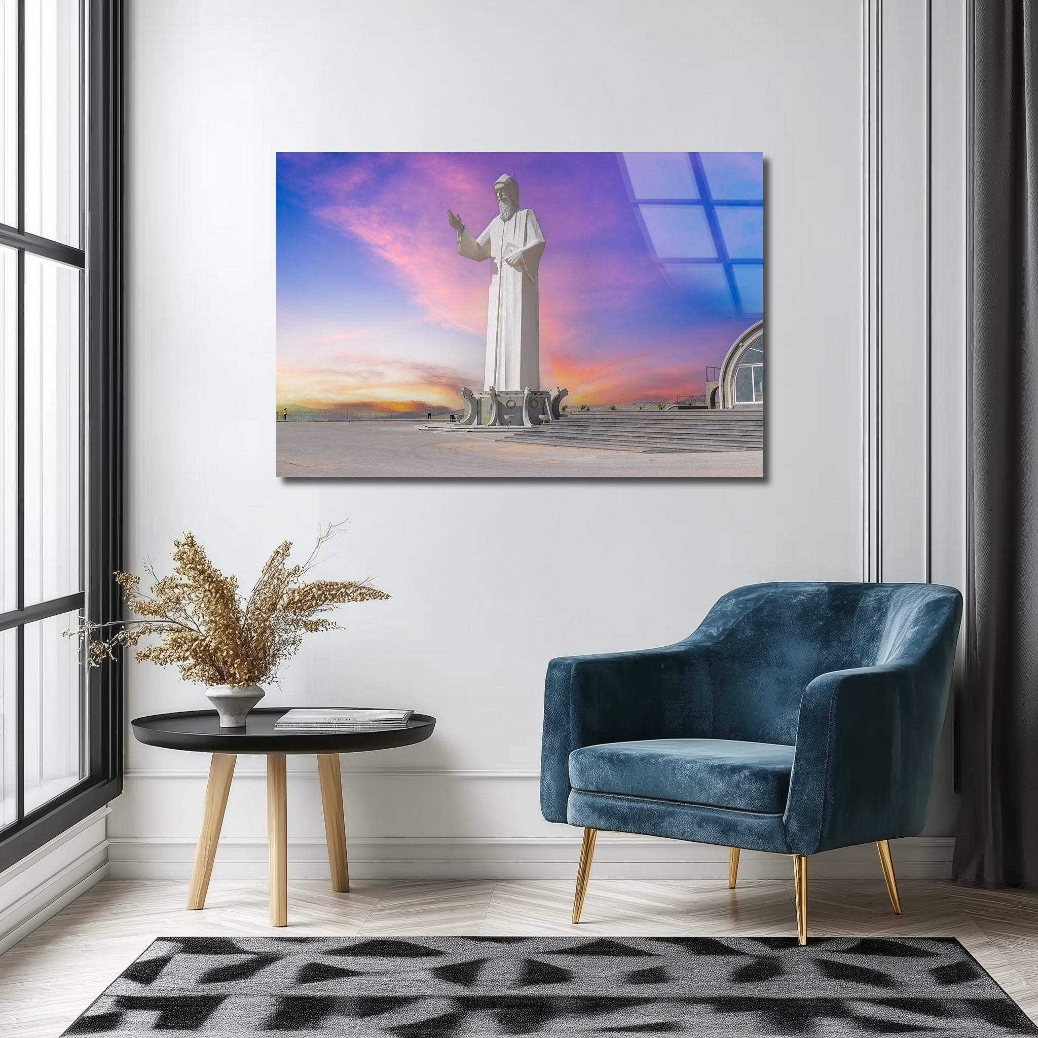 Saint Charbel Faraya | Premium HD Metal Wall Art