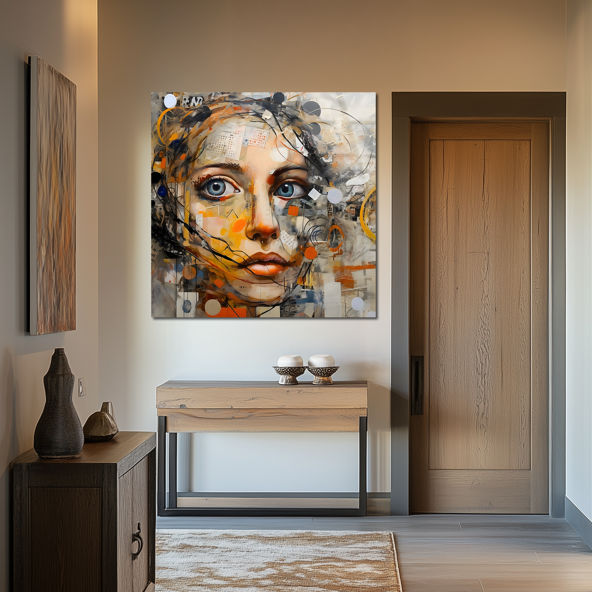 Diverse Beauty Portrait | Premium HD Metal Wall Art