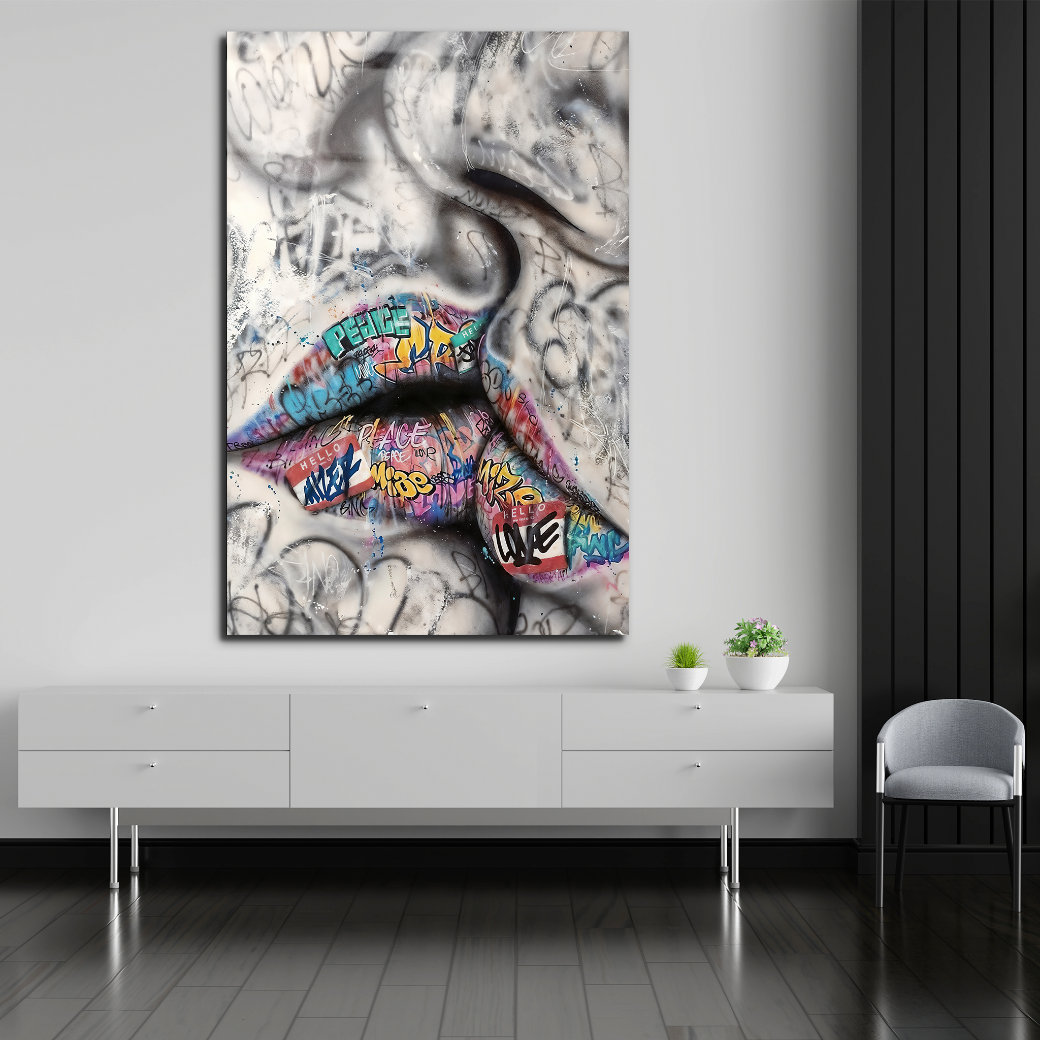 Banksy "Couple" | Premium HD Metal Wall Art