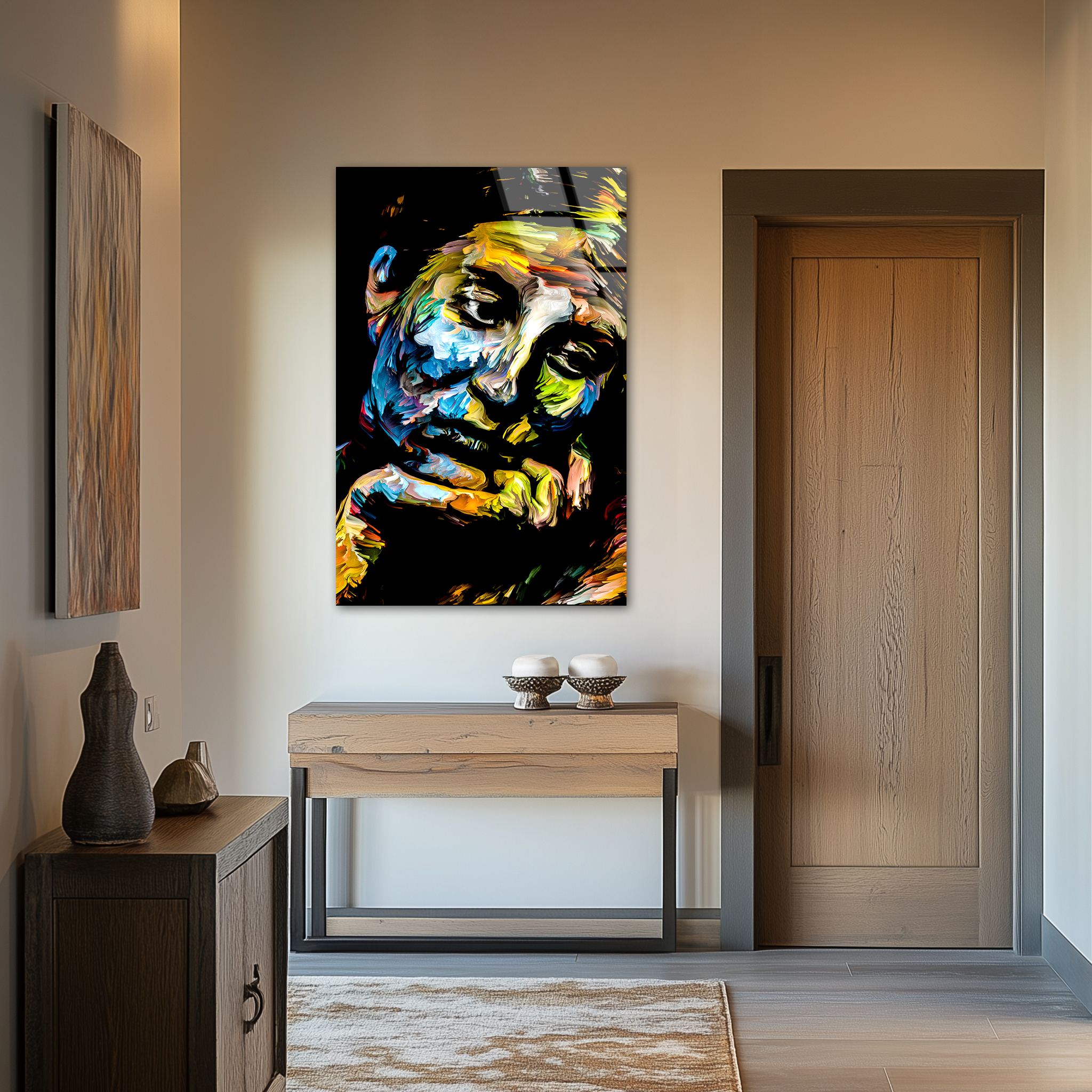 Spectral Woman Portrait | Premium HD Metal Wall Art