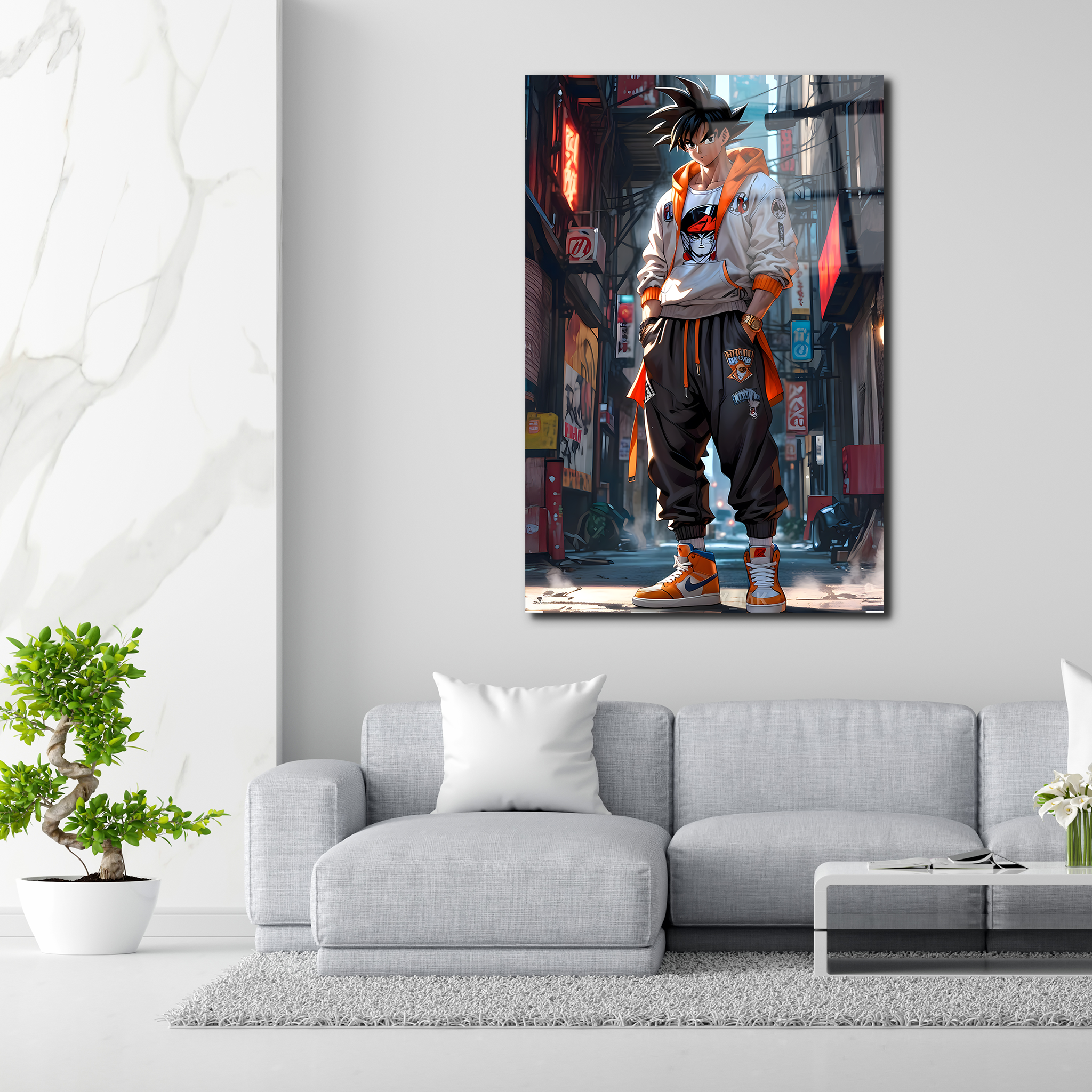 Goku: The Legendary Saiyan Warrior | Premium HD Metal Wall Art