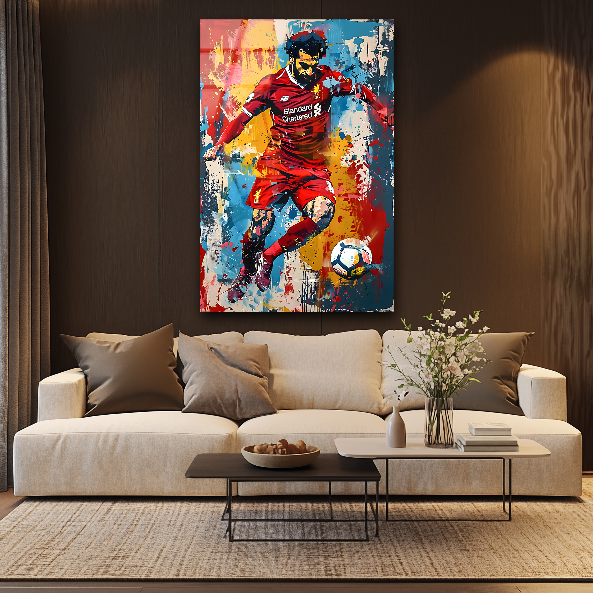 Mohamed Salah | Premium HD Metal Wall Art
