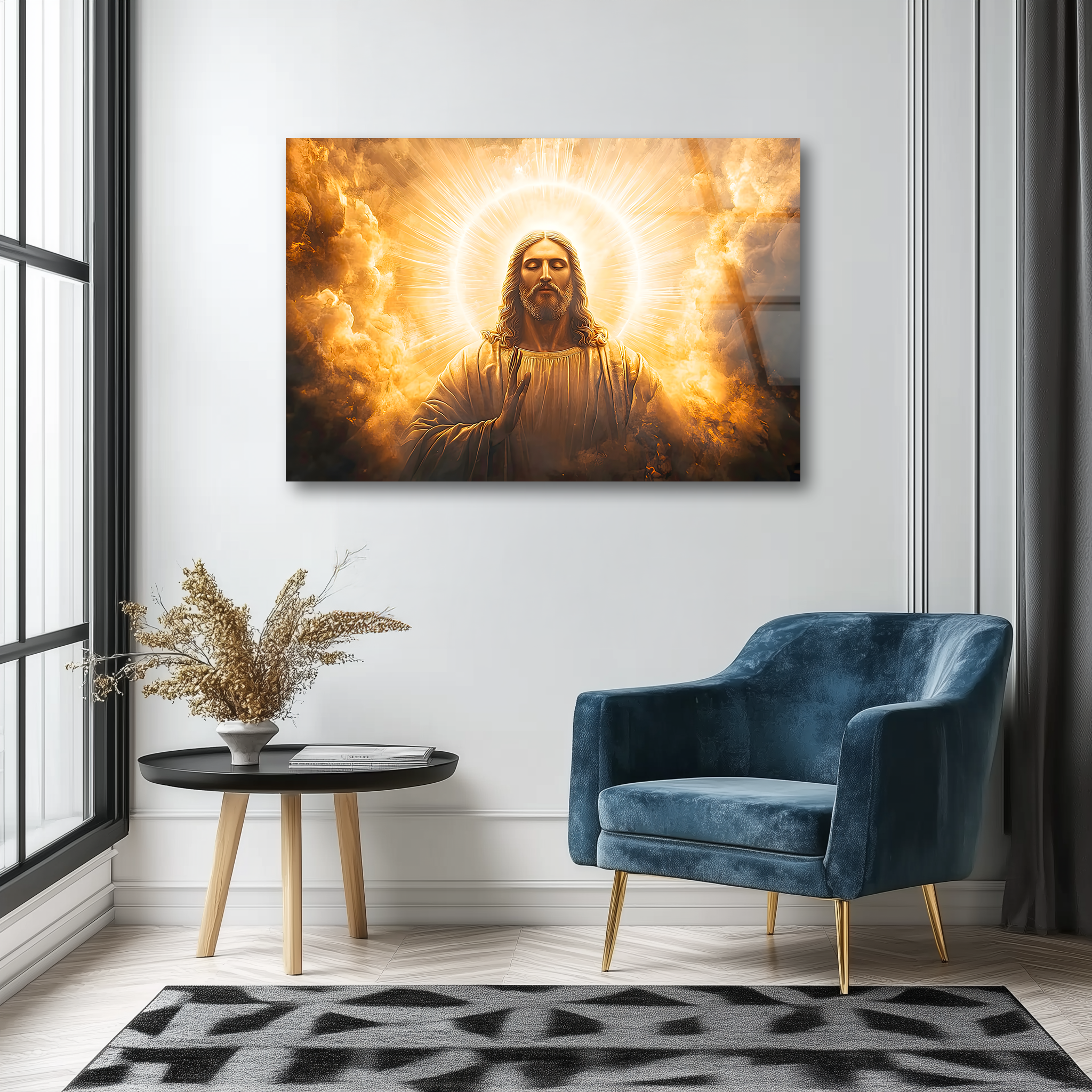 Jesus the Savior | Premium HD Metal Wall Art