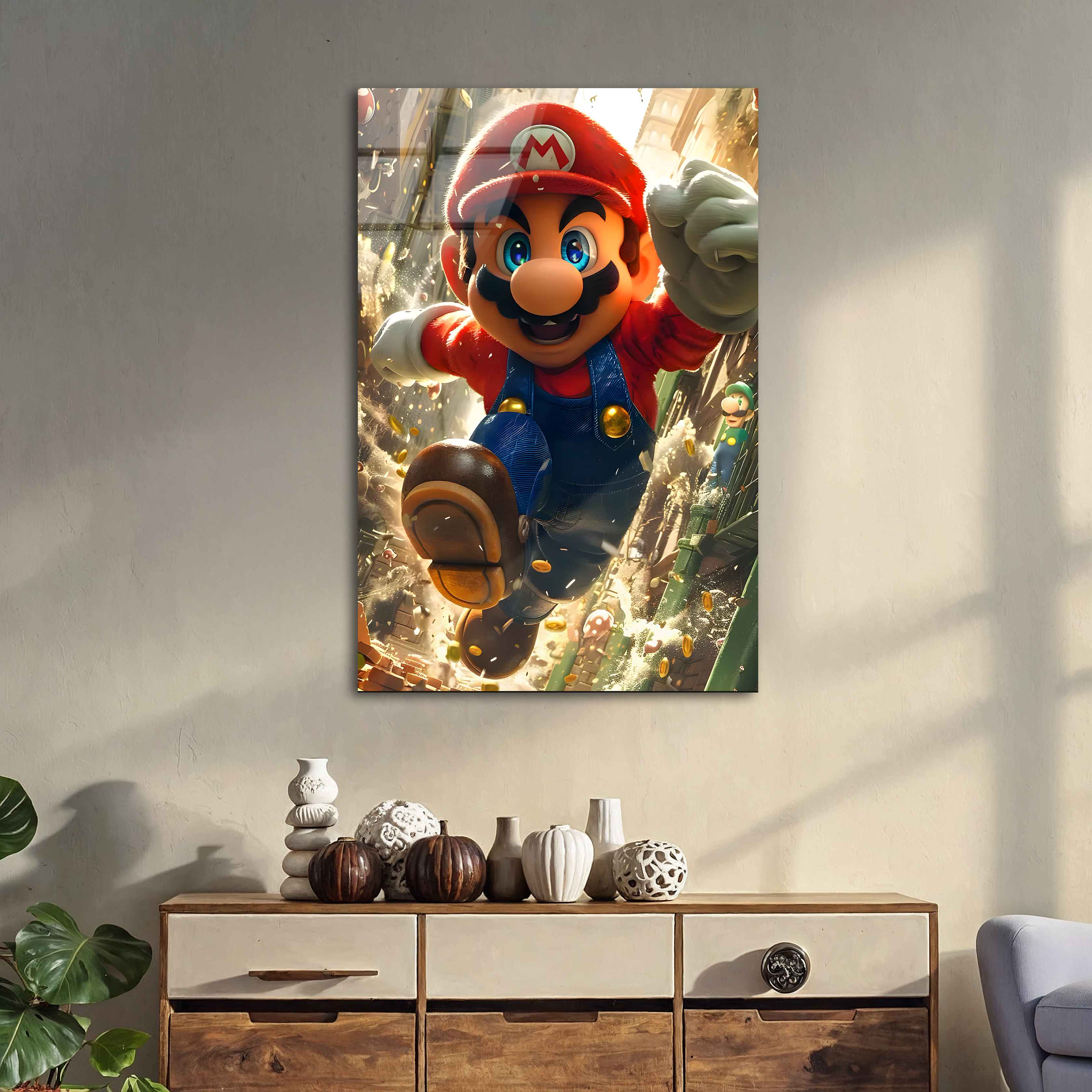 Super Mario | Premium HD Metal Wall Art