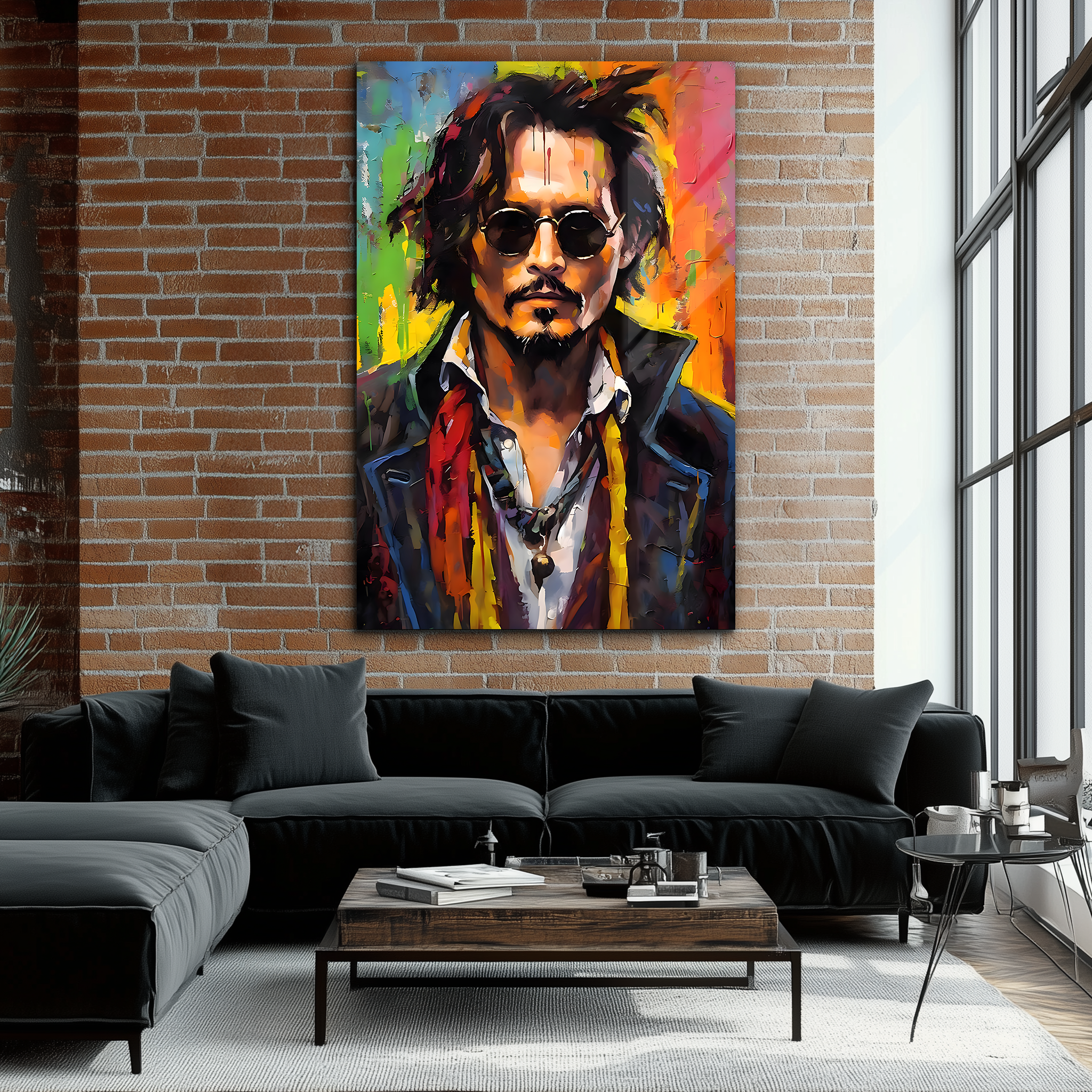 Johnny Depp | Premium HD Metal Wall Art