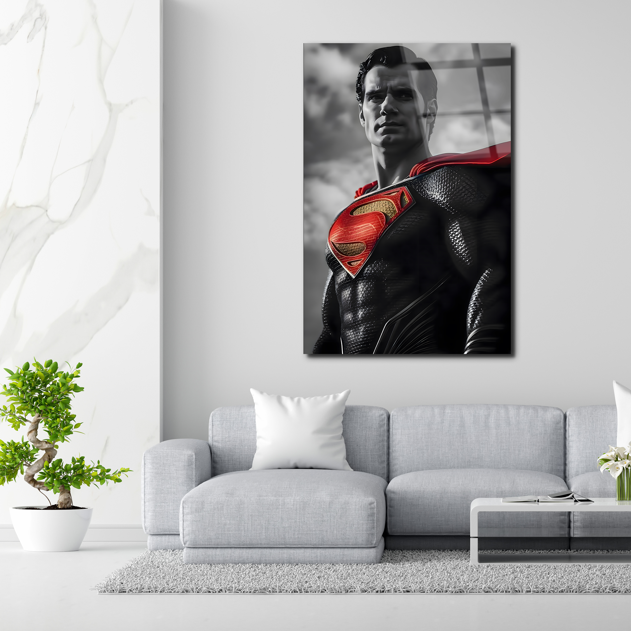 Superman: The Man of Steel | Premium HD Metal Wall Art