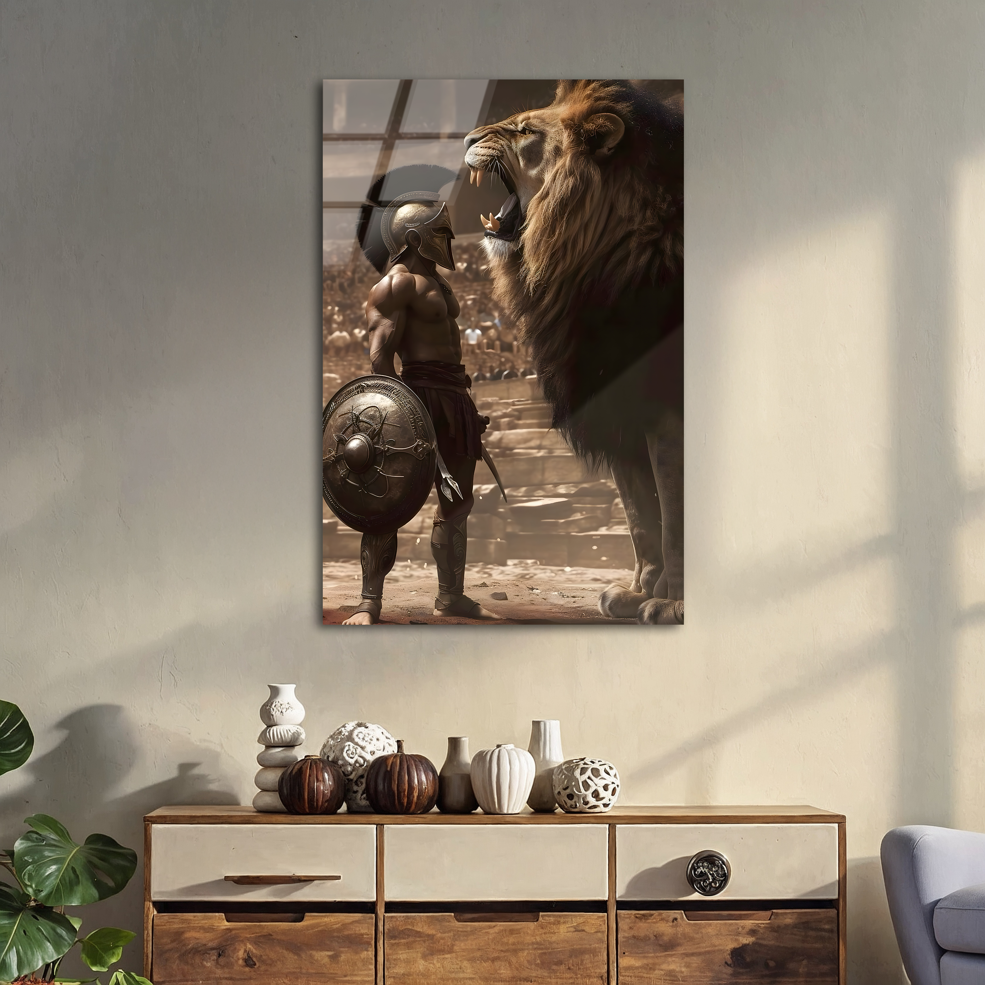 Gladiator | Premium HD Metal Wall Art