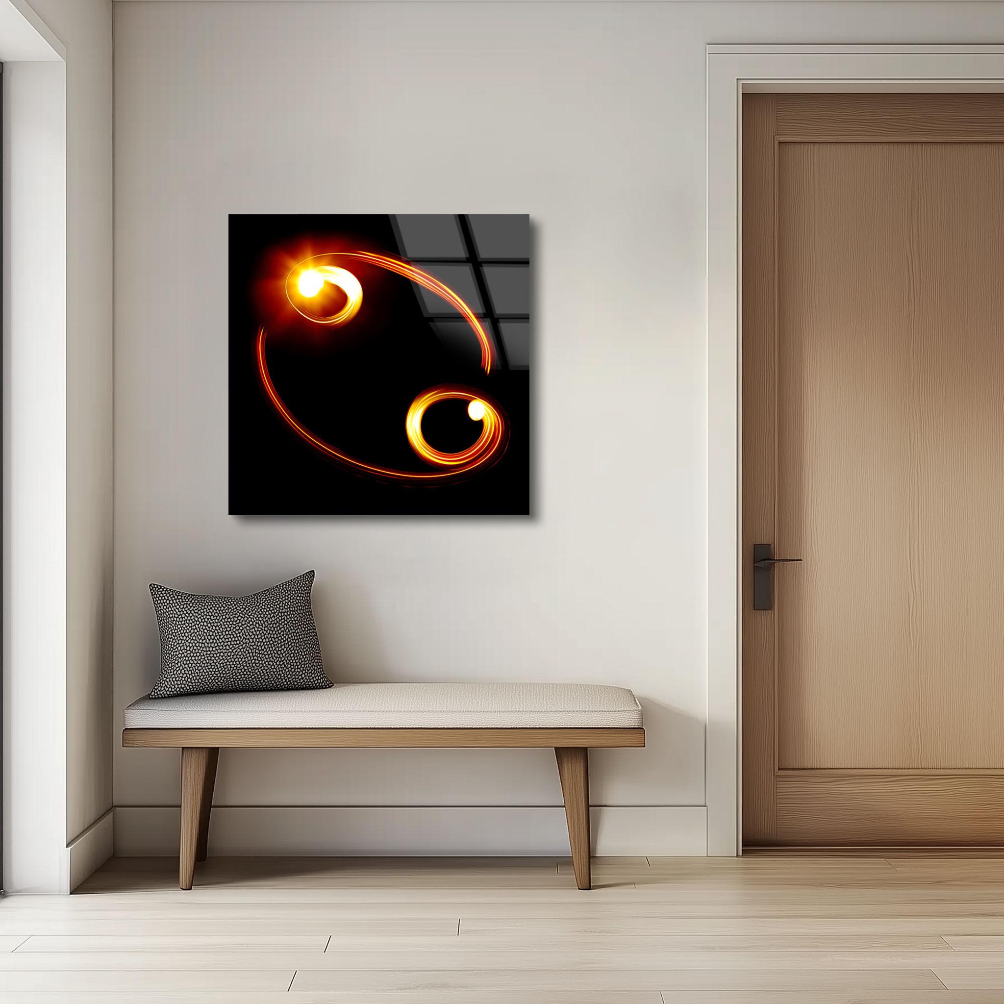 Cancer Zodiac Symbol | Premium HD Metal Wall Art