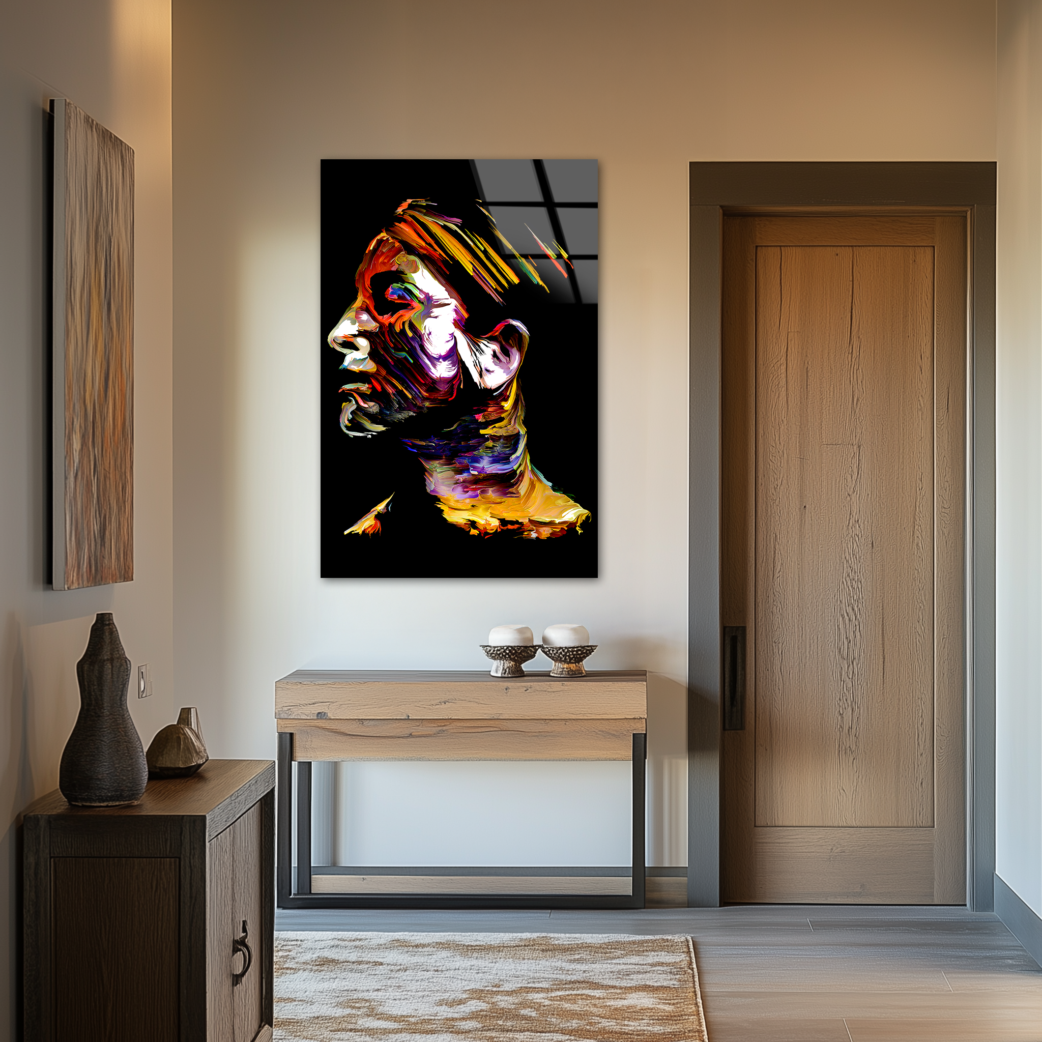 Inner Paint Portrait | Premium HD Metal Wall Art