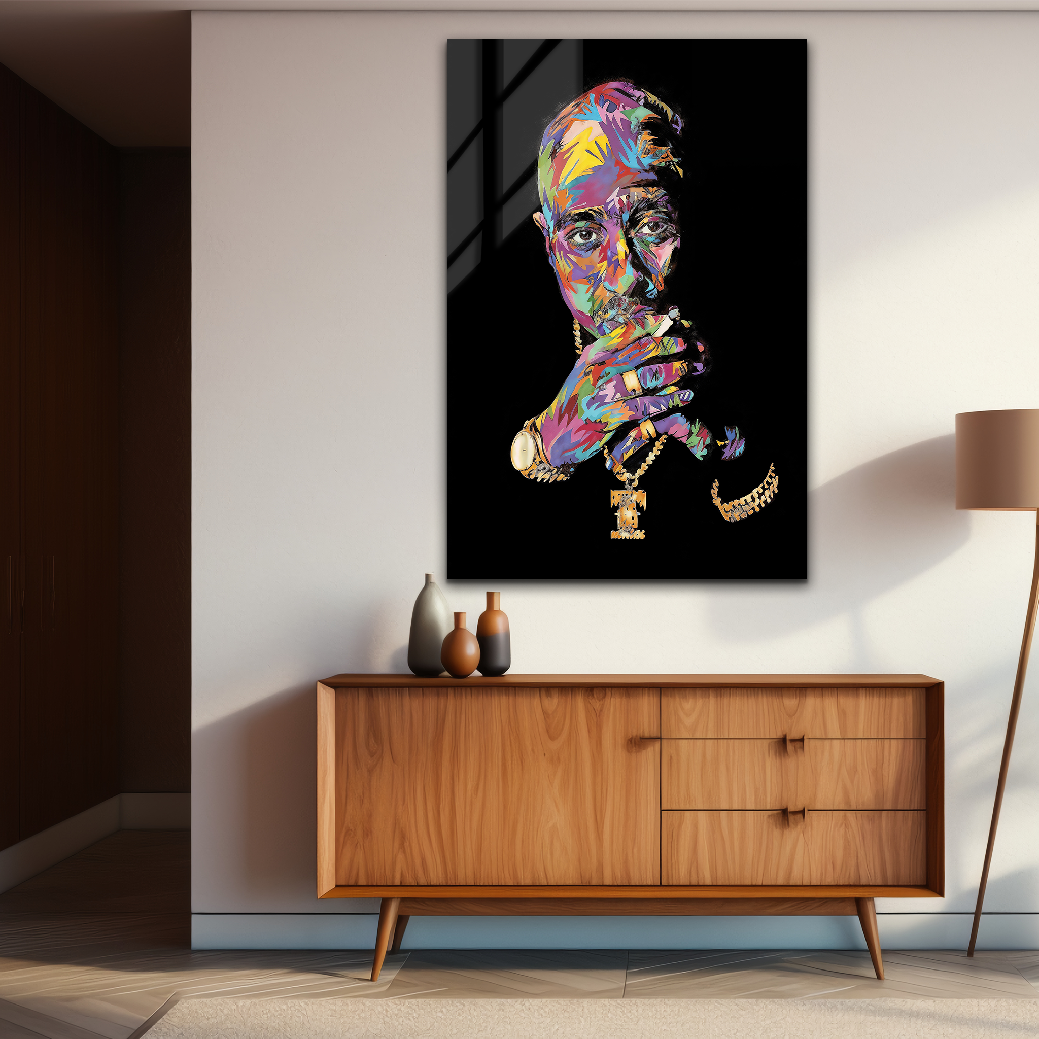 Tupac | Premium HD Metal Wall Art