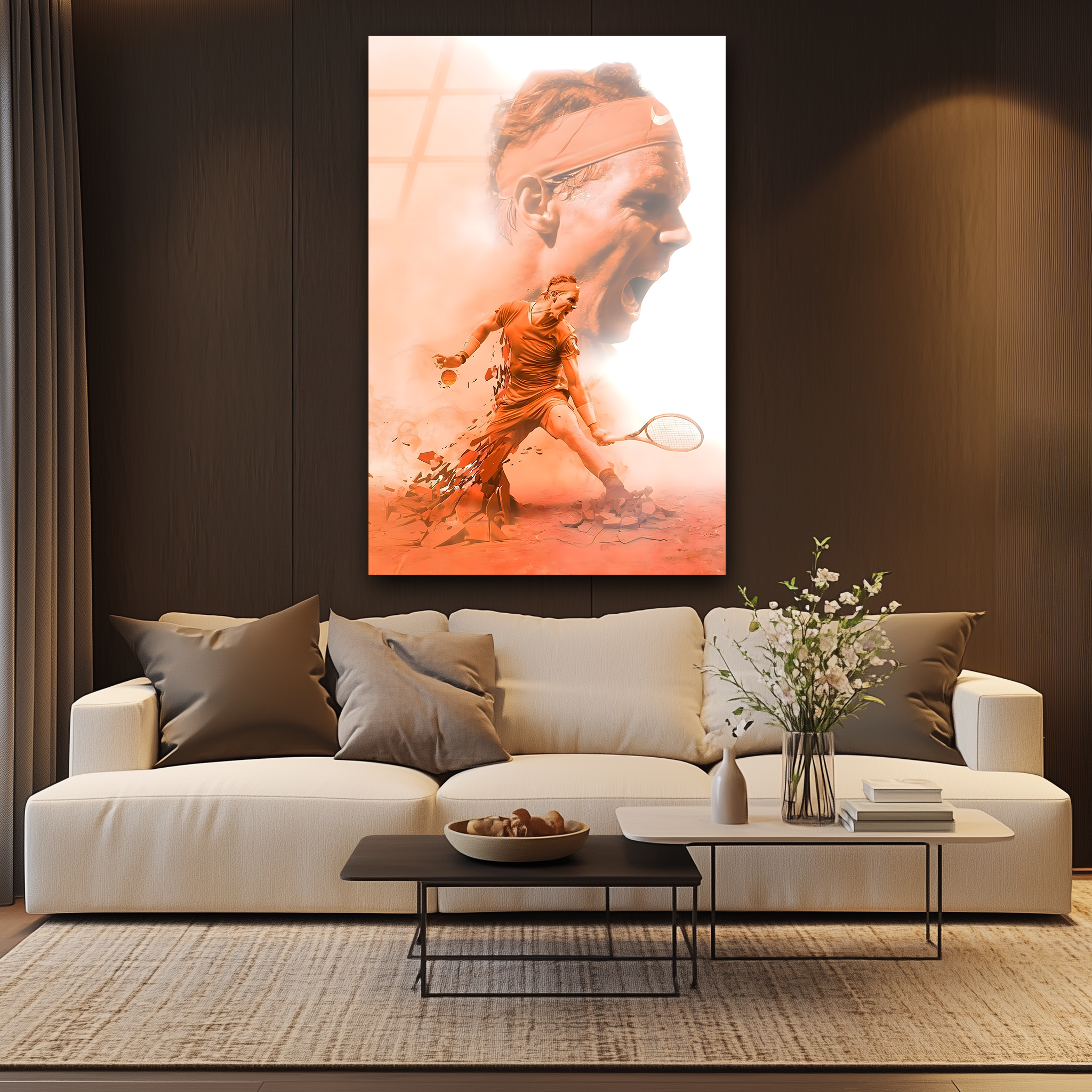 Rafael Nadal | Premium HD Metal Wall Art