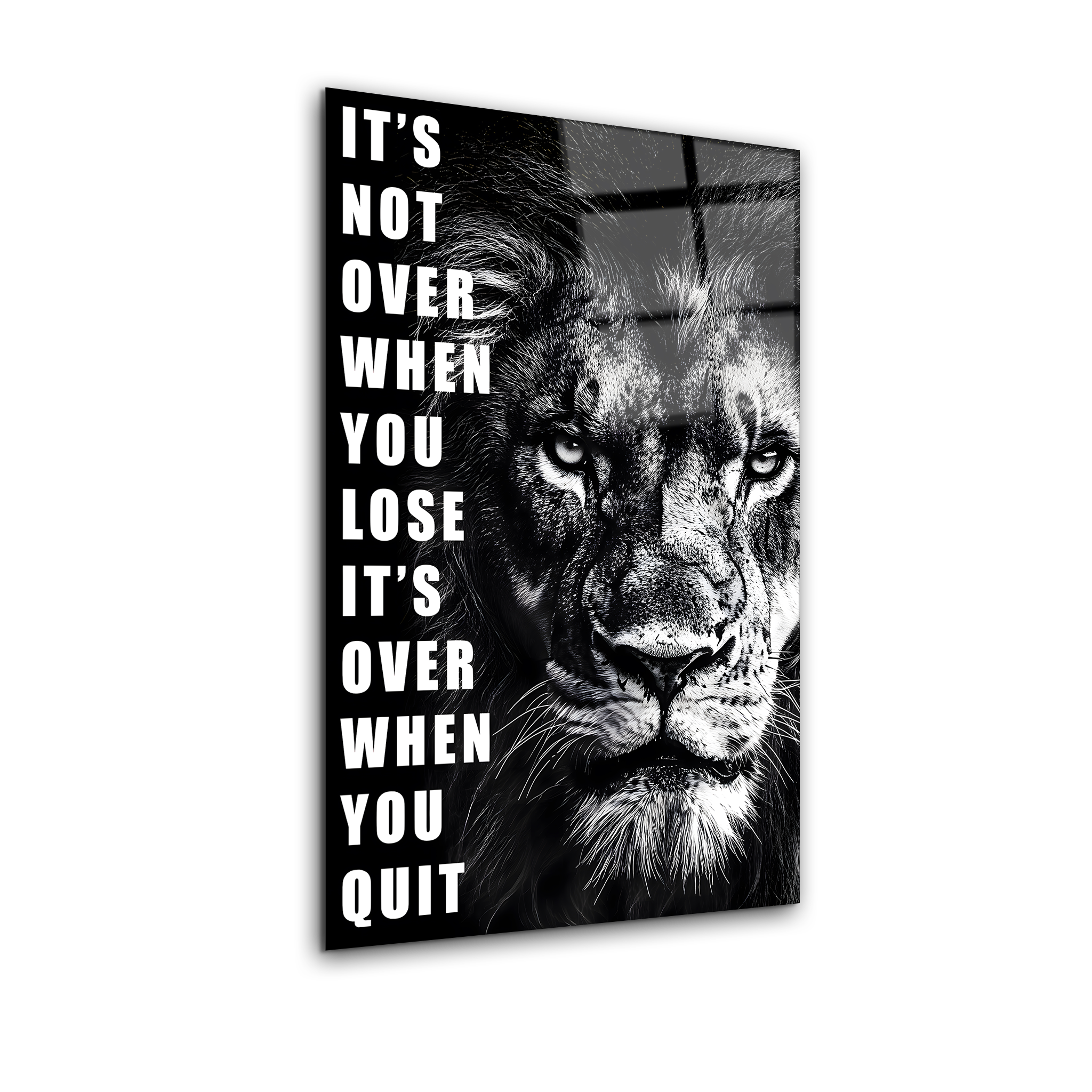 It's Not Over | Premium HD Metal Wall Art