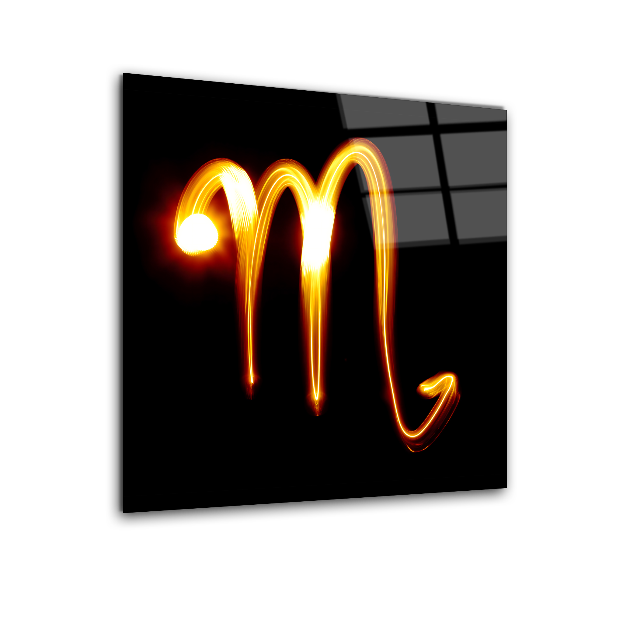 Scorpio Zodiac Symbol | Premium HD Metal Wall Art