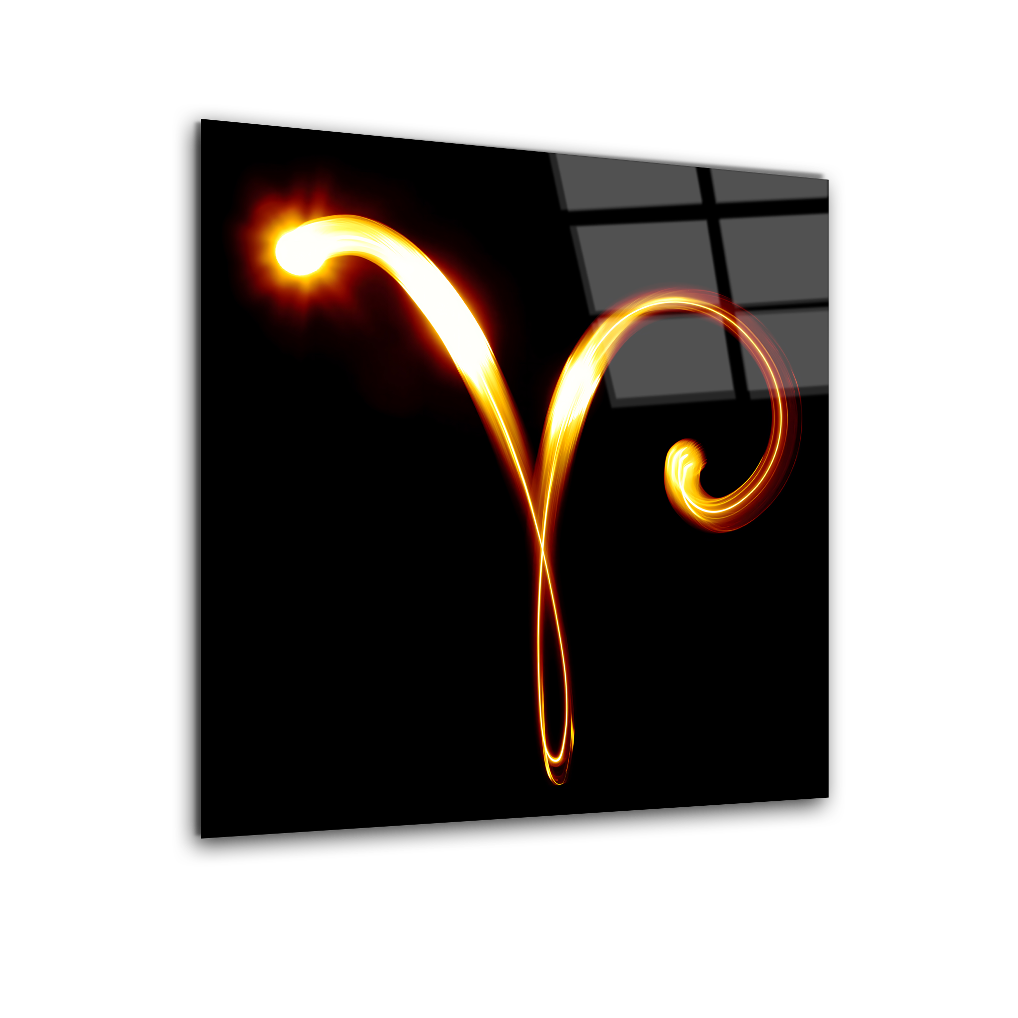 Aries Zodiac Symbol | Premium HD Metal Wall Art