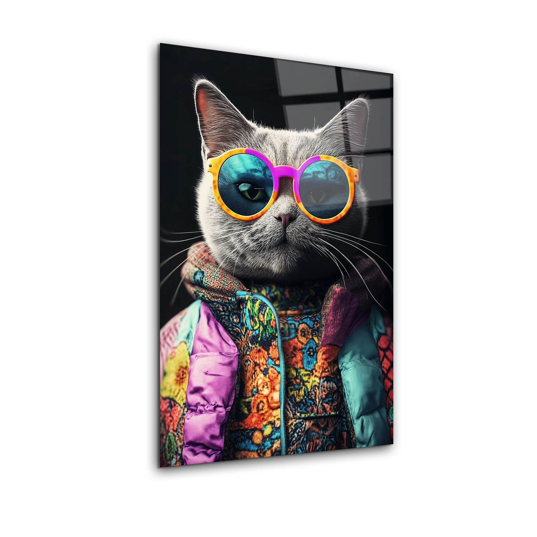Cool Cat | Premium HD Metal Wall Art
