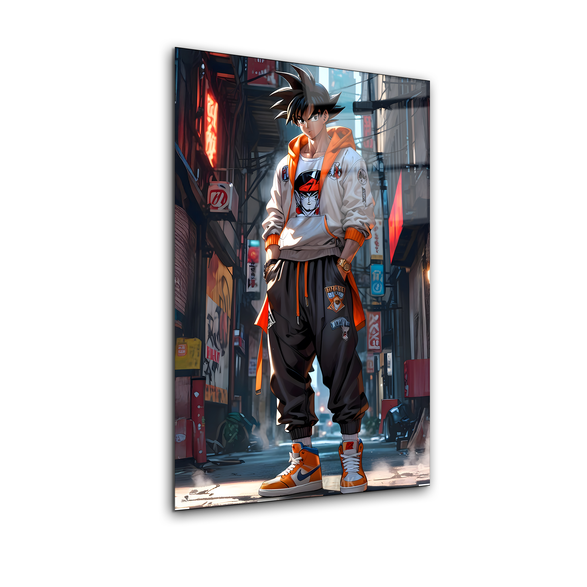 Goku: The Legendary Saiyan Warrior | Premium HD Metal Wall Art