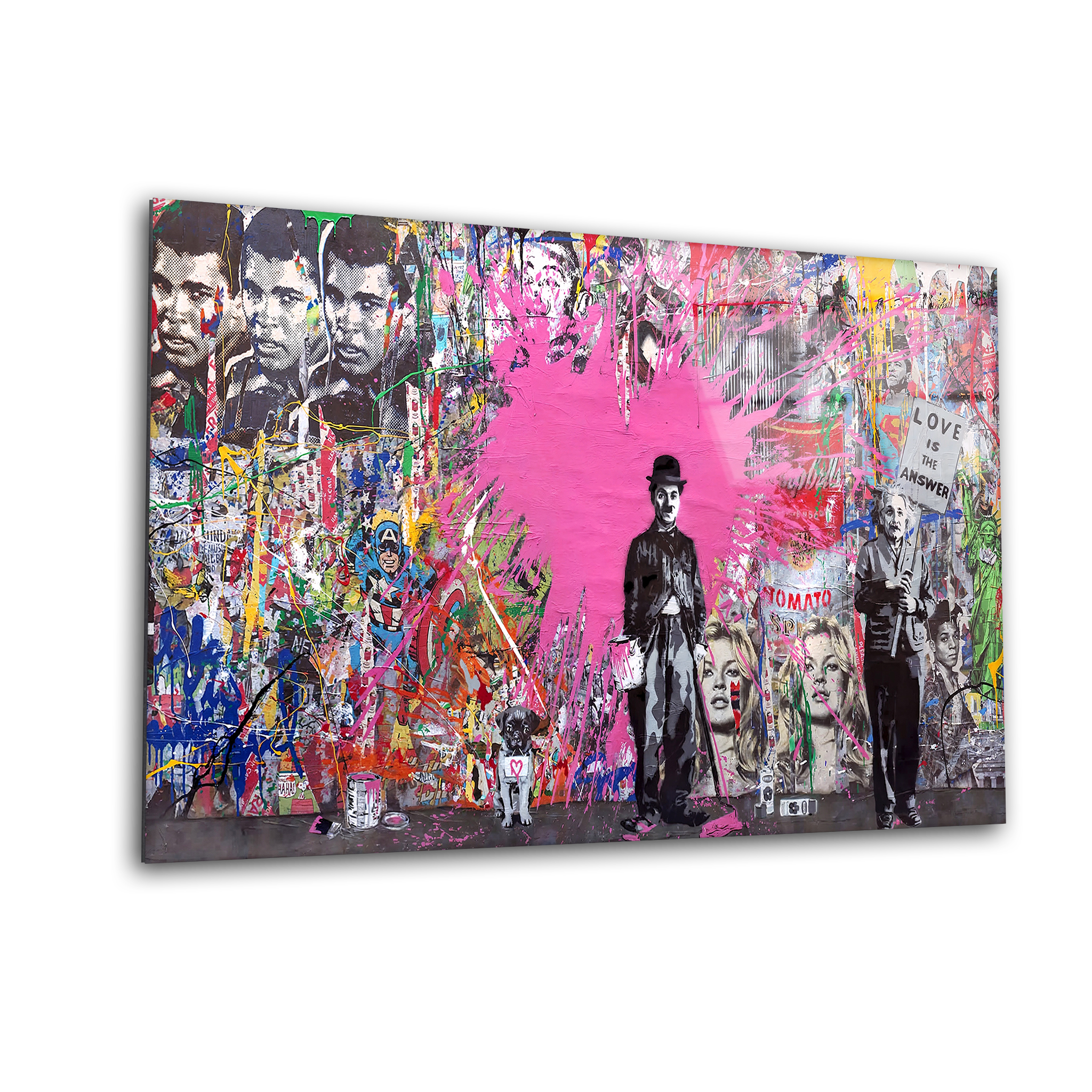 Banksy "Love Is the Answer" | Premium HD Metal Wall Art - DezignArt