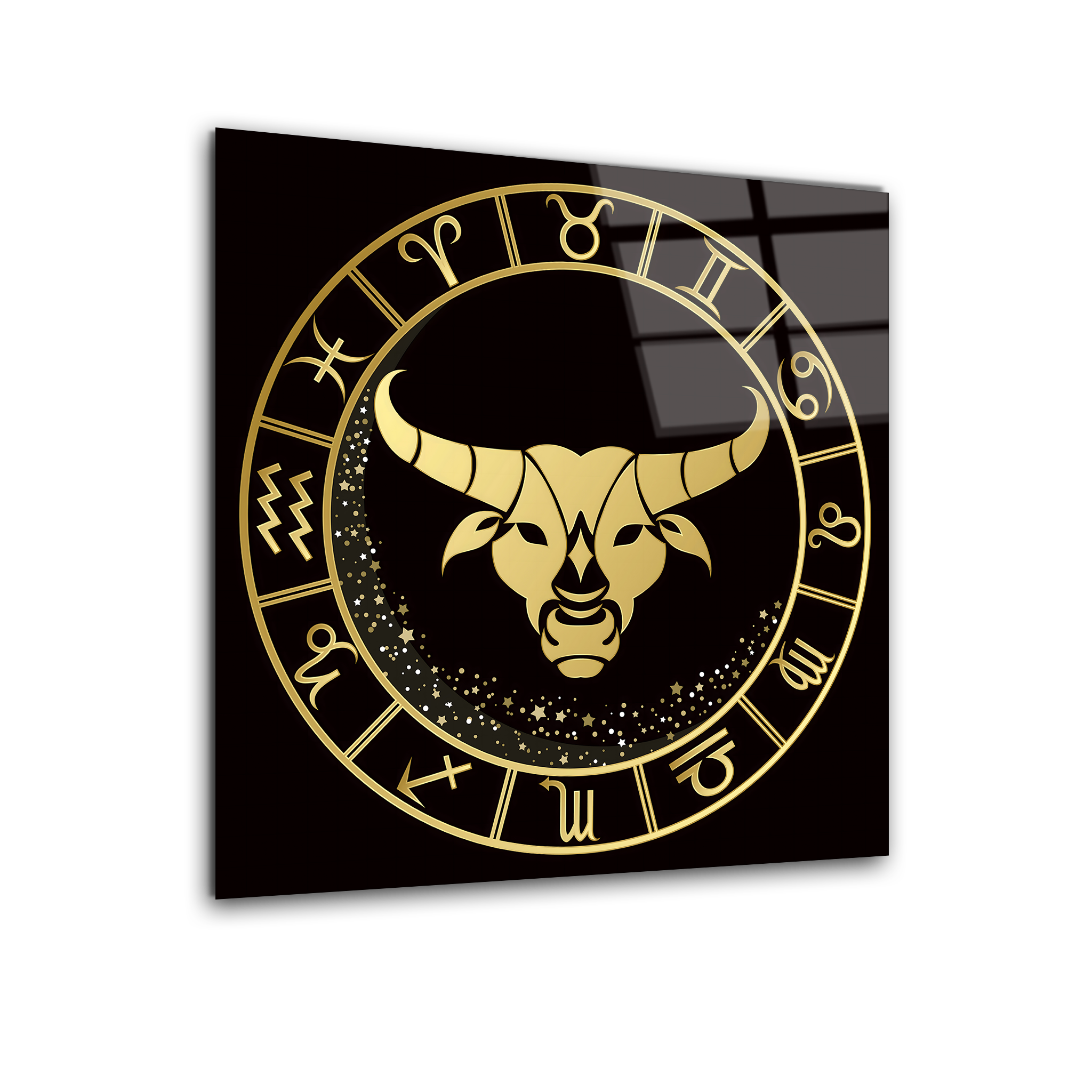 Taurus Black & Gold | Premium HD Metal Wall Art