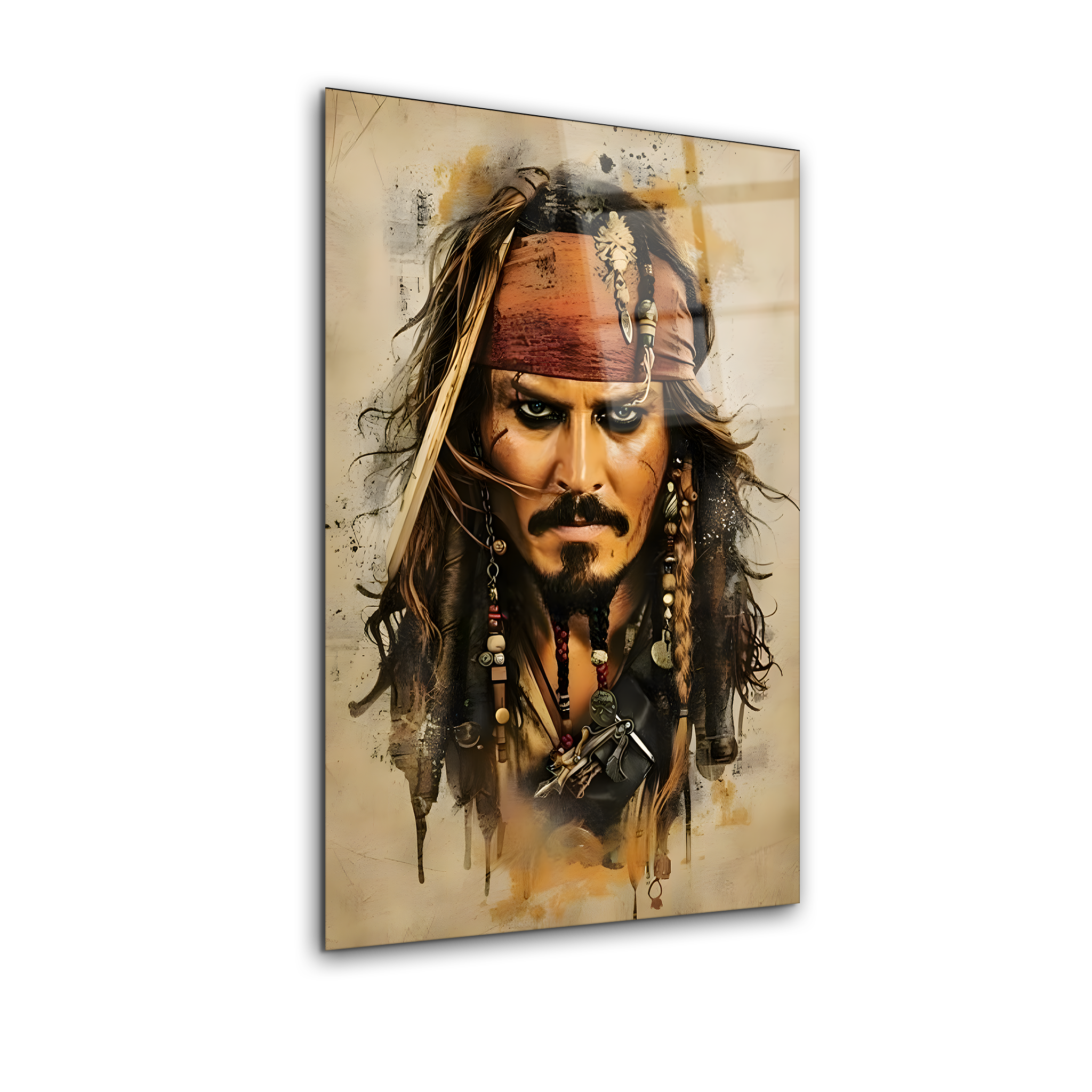 Captain Jack Sparrow | Premium HD Metal Wall Art