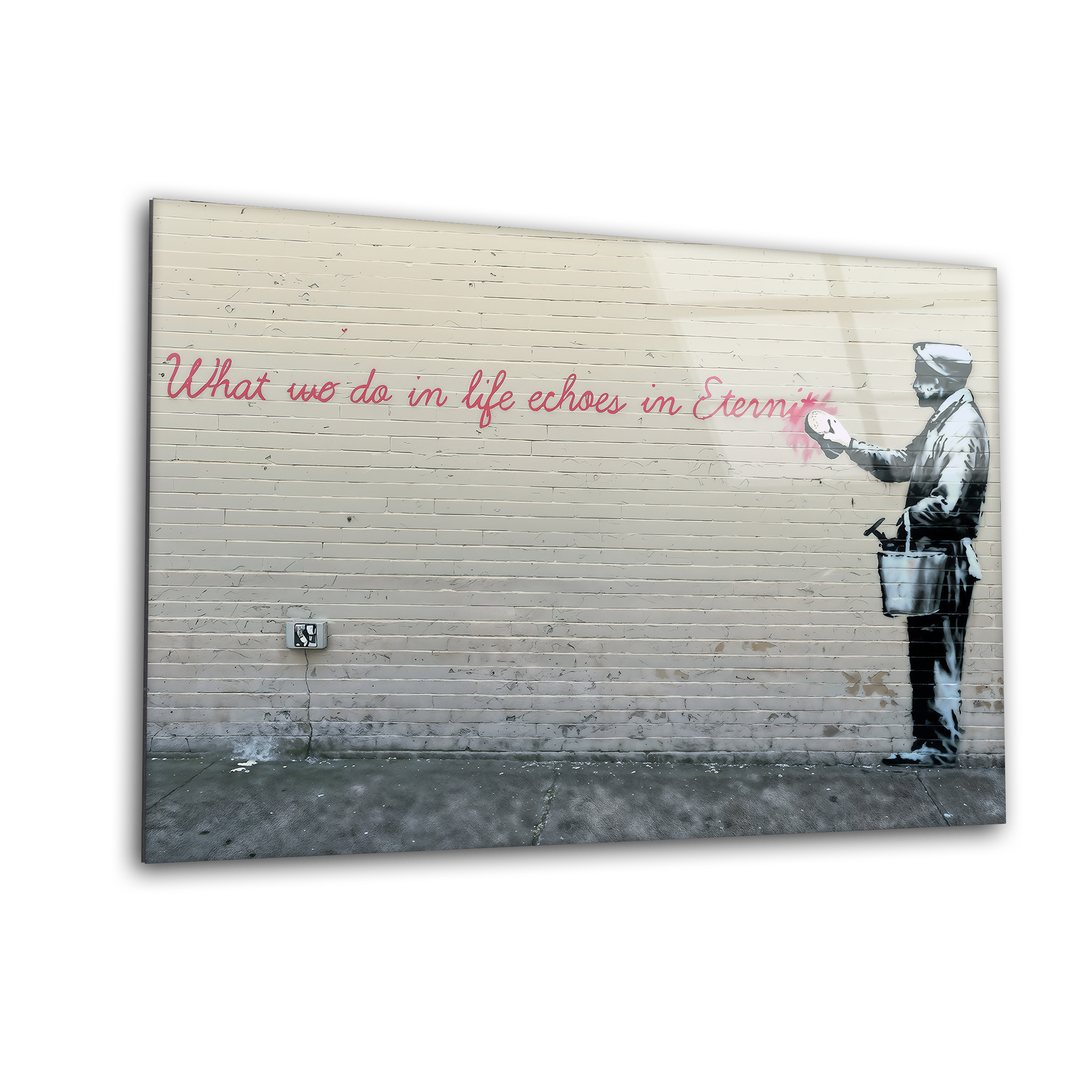 Banksy "Eternity" | Premium HD Metal Wall Art - DezignArt